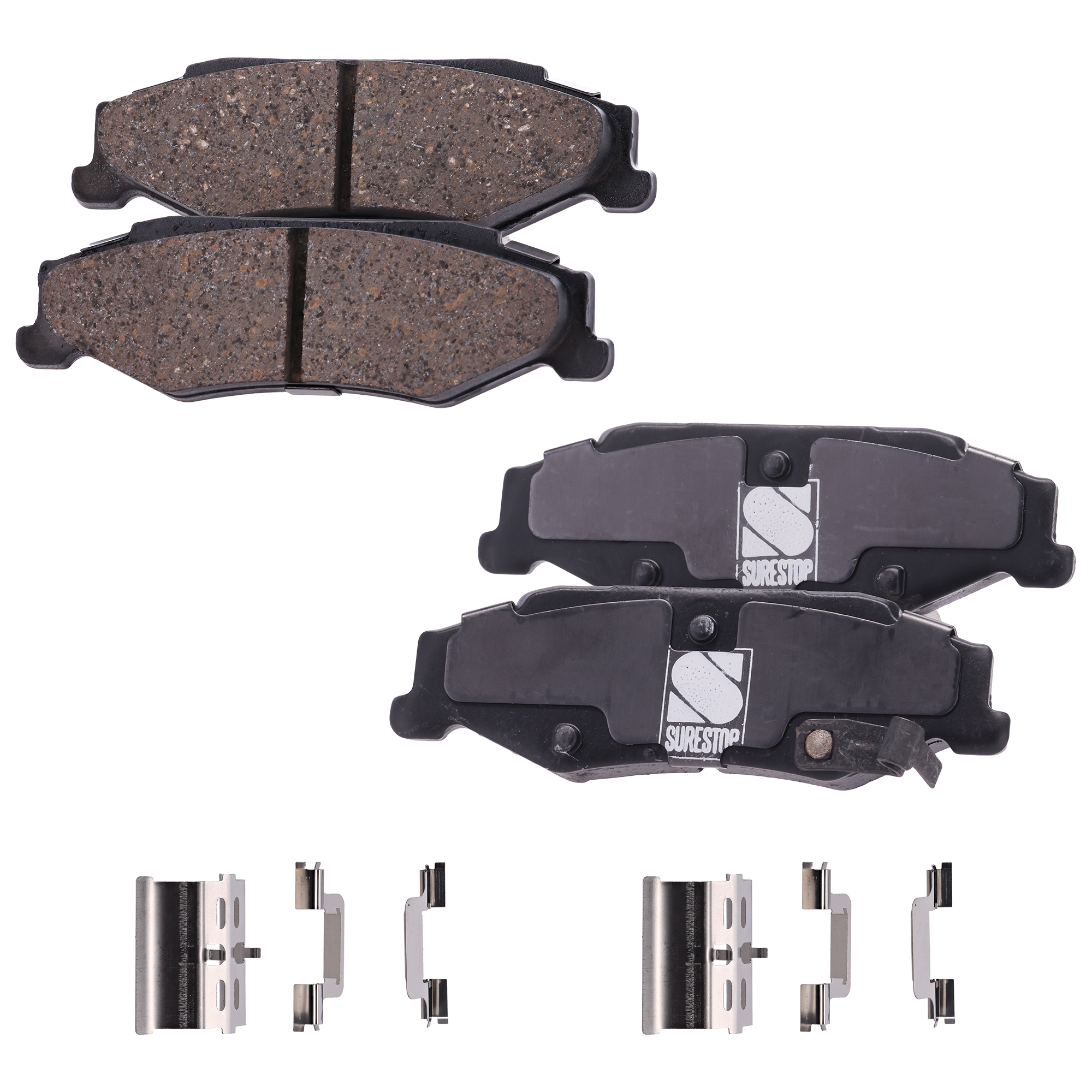 AM XLR 04-09 CORVETTE 97-13 REAR BRAKE PAD SET 2 Wheel Set SKU STPSSCP732 OEM 12530688-19259589-88952501-889
