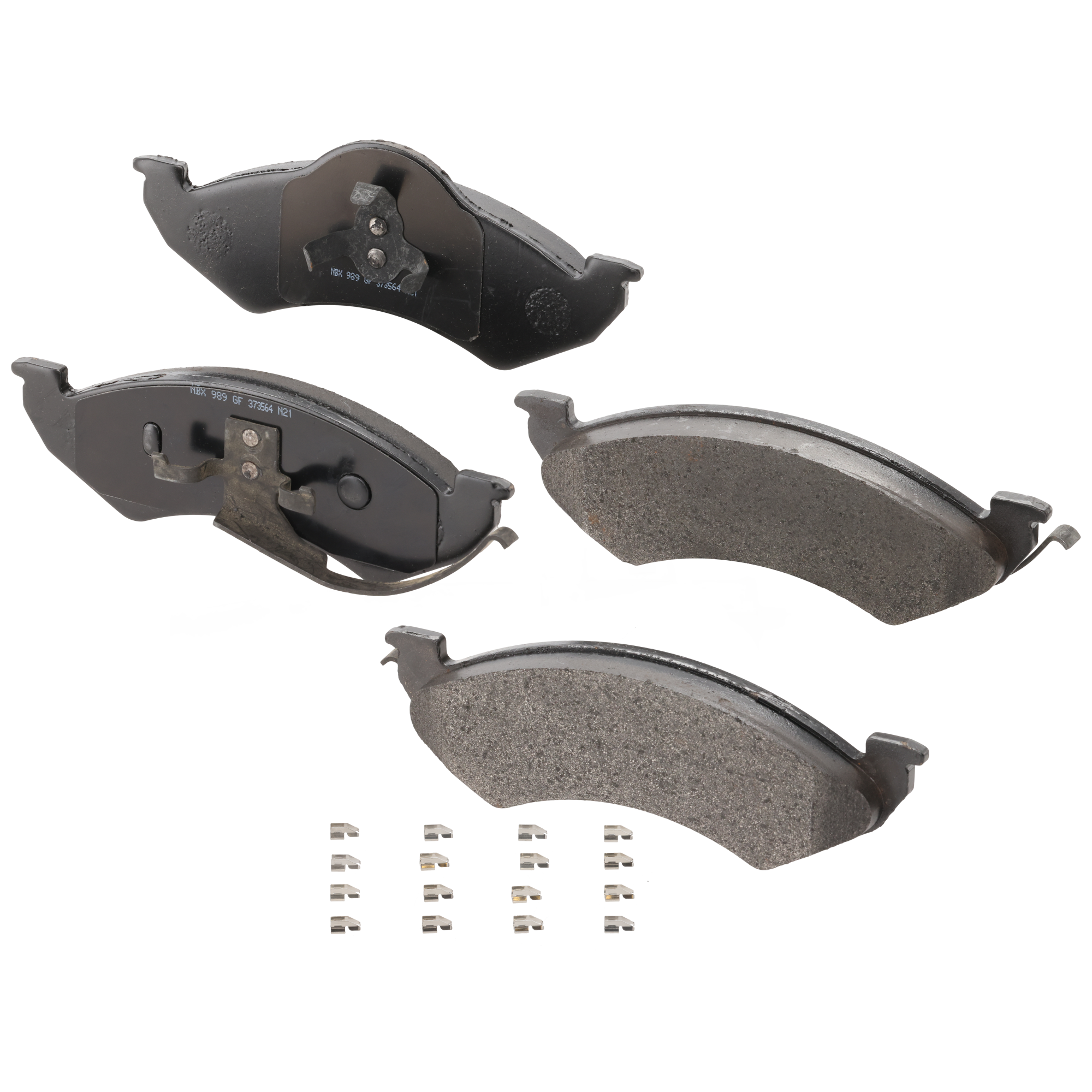AM DURANGO 98-99 DAKOTA 99-99 FRONT BRAKE PAD SET 2 Wheel Set SKU STPSSCP746 OEM 5003797AB 5014095AA 5014095AB