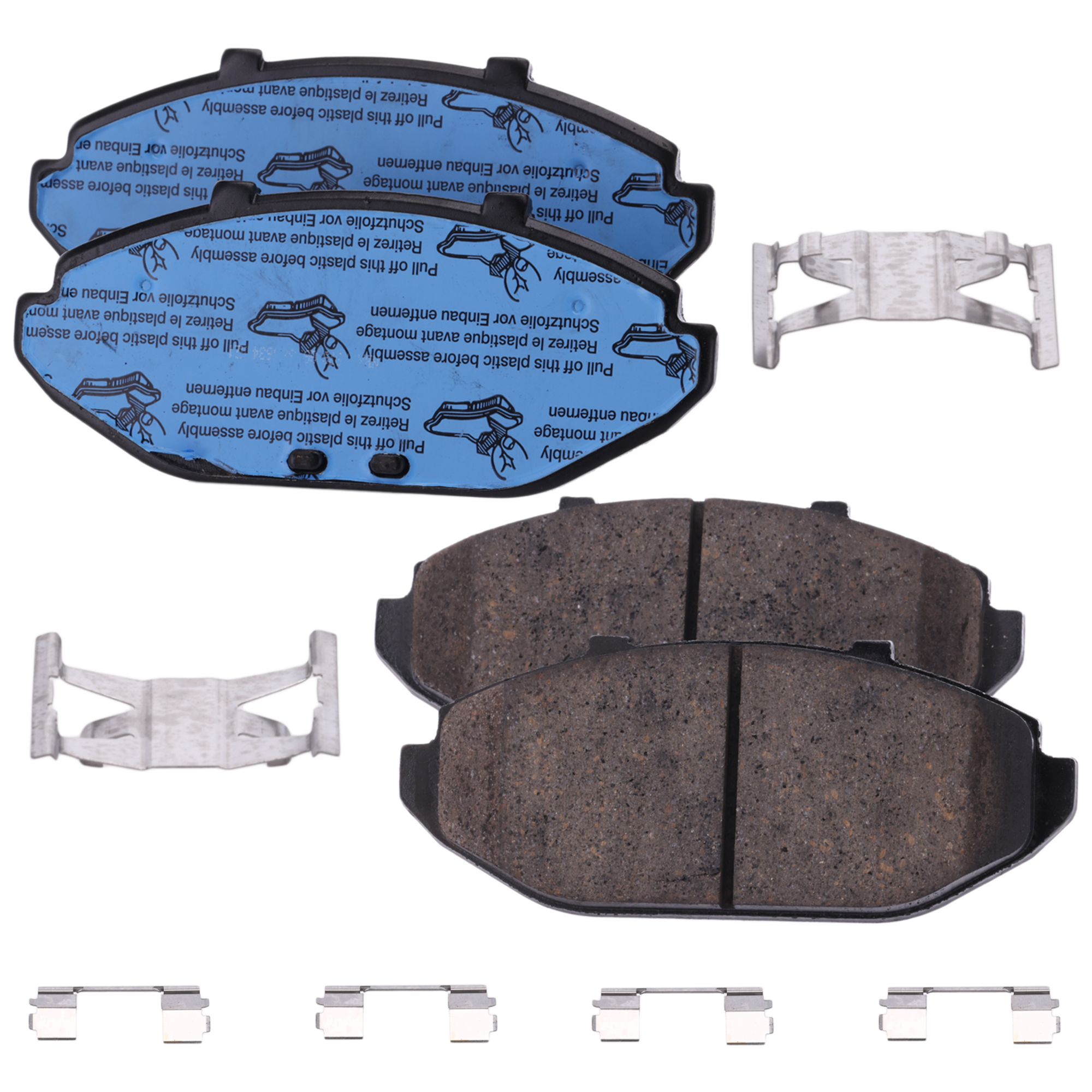 AM CROWN VICTORIA GRAND MARQUIS TOWN CAR 98-02 FRONT BRAKE PAD SET 2 Wheel Set SKU STPSSCP748 OEM 1W1Z2001AA F8AZ2001CA F8VZ2001