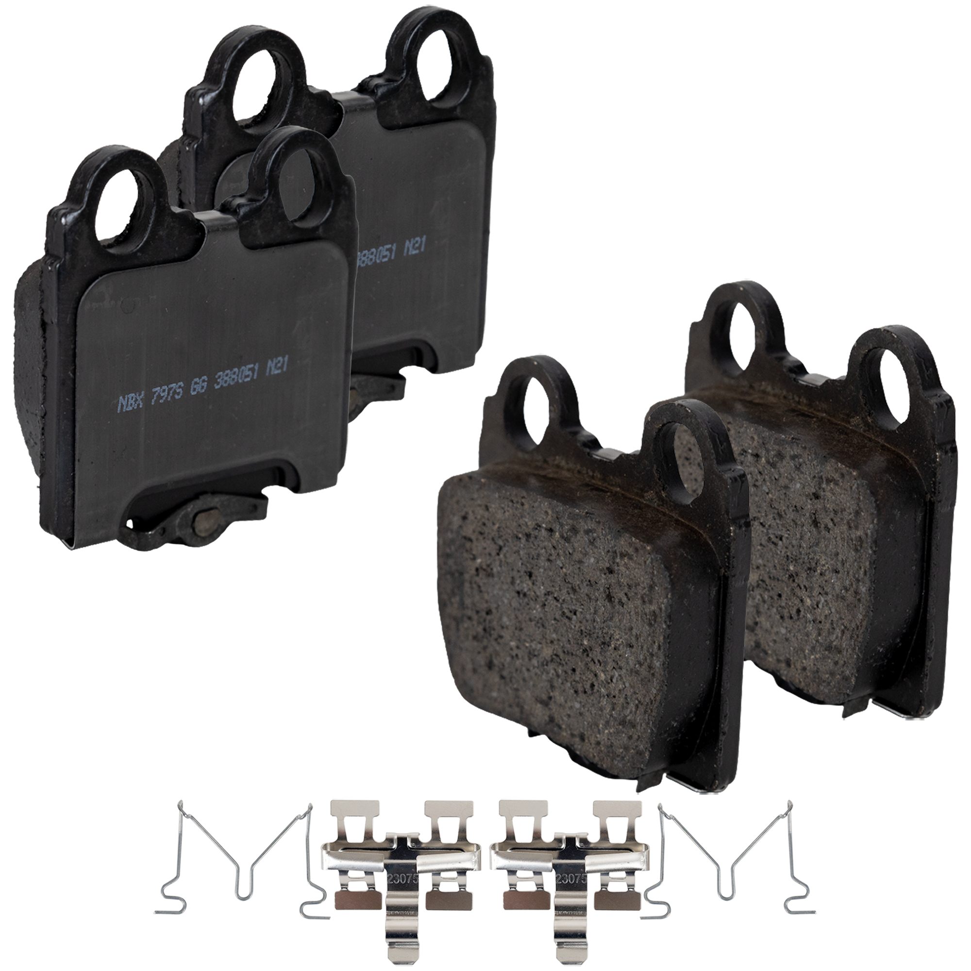 AM GS300-98-05 SC430-02-10 REAR BRAKE PAD SET 2 Wheel Set SKU STPSSCP771 OEM 0446630110-0446630130-04466301