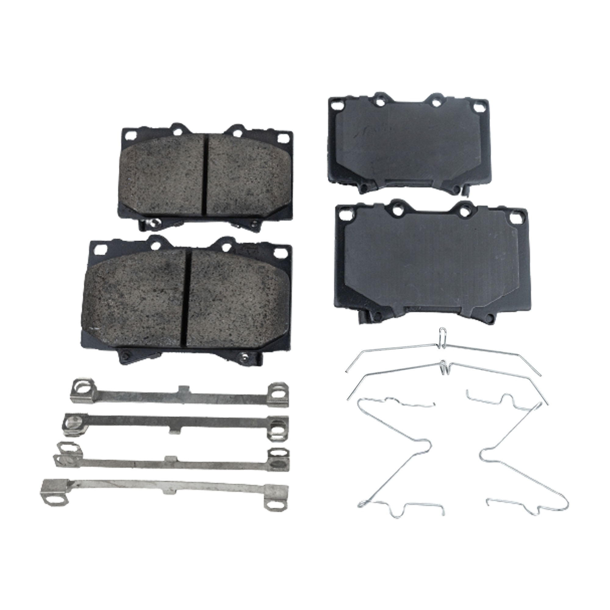 AM LAND CRUISER LX470-98-07 FRONT BRAKE PAD SET 2 Wheel Set SKU STPSSCP772 OEM 0446560120-0446560150-04465601