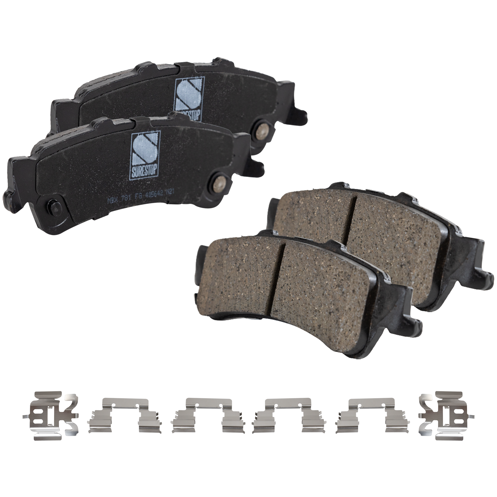 AM SILVERADO 1500 SIERRA 1500-99-06 REAR BRAKE PAD SET 2 Wheel Set SKU STPSSCP792 OEM 18026447-18043346-18048083-889