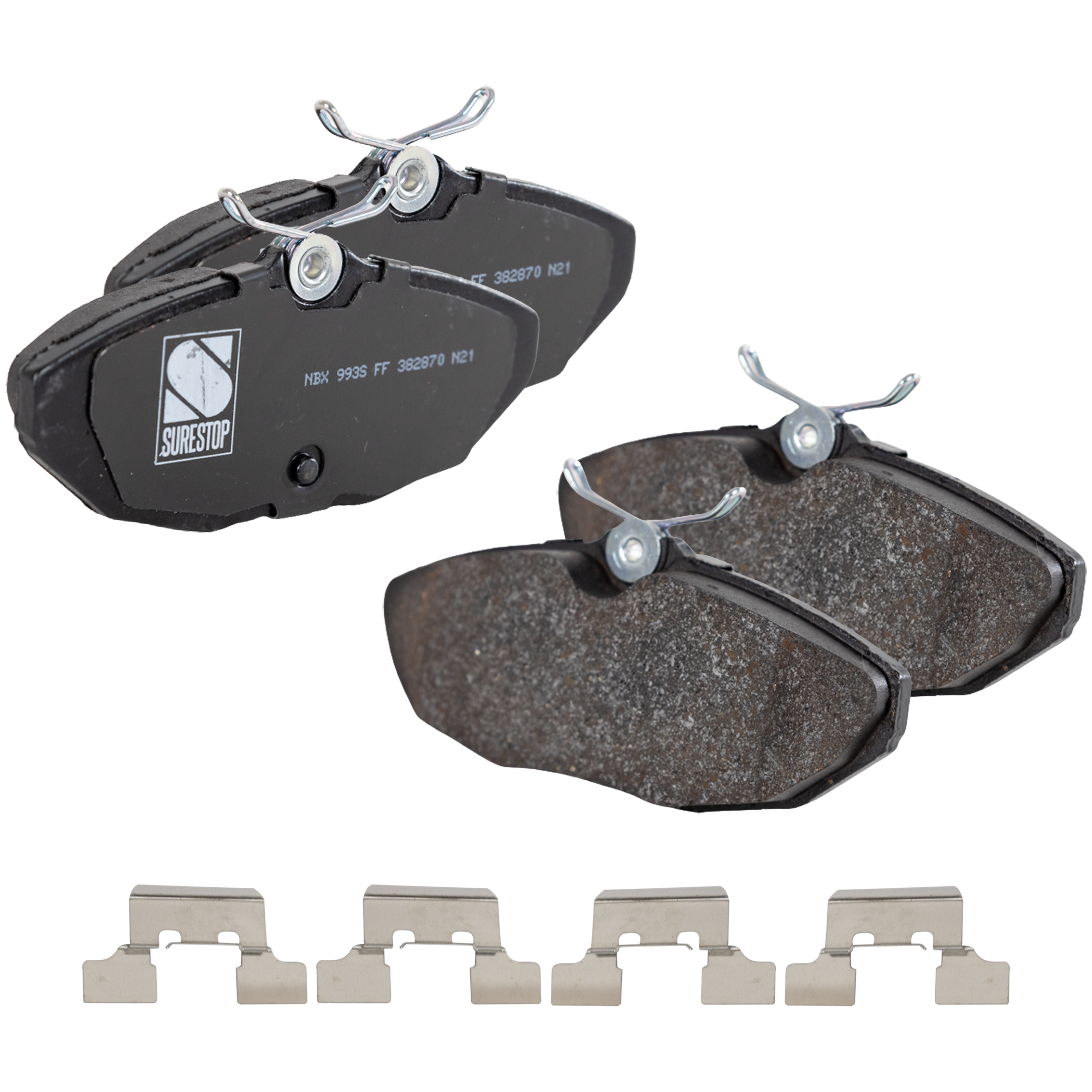 AM LS 00-06 S TYPE 00-05 BRAKE PAD SET Rear 2 Wheel Set SKU STPSSCP806 OEM 5066478AA 1W4Z2200AA 4W4Z2200A