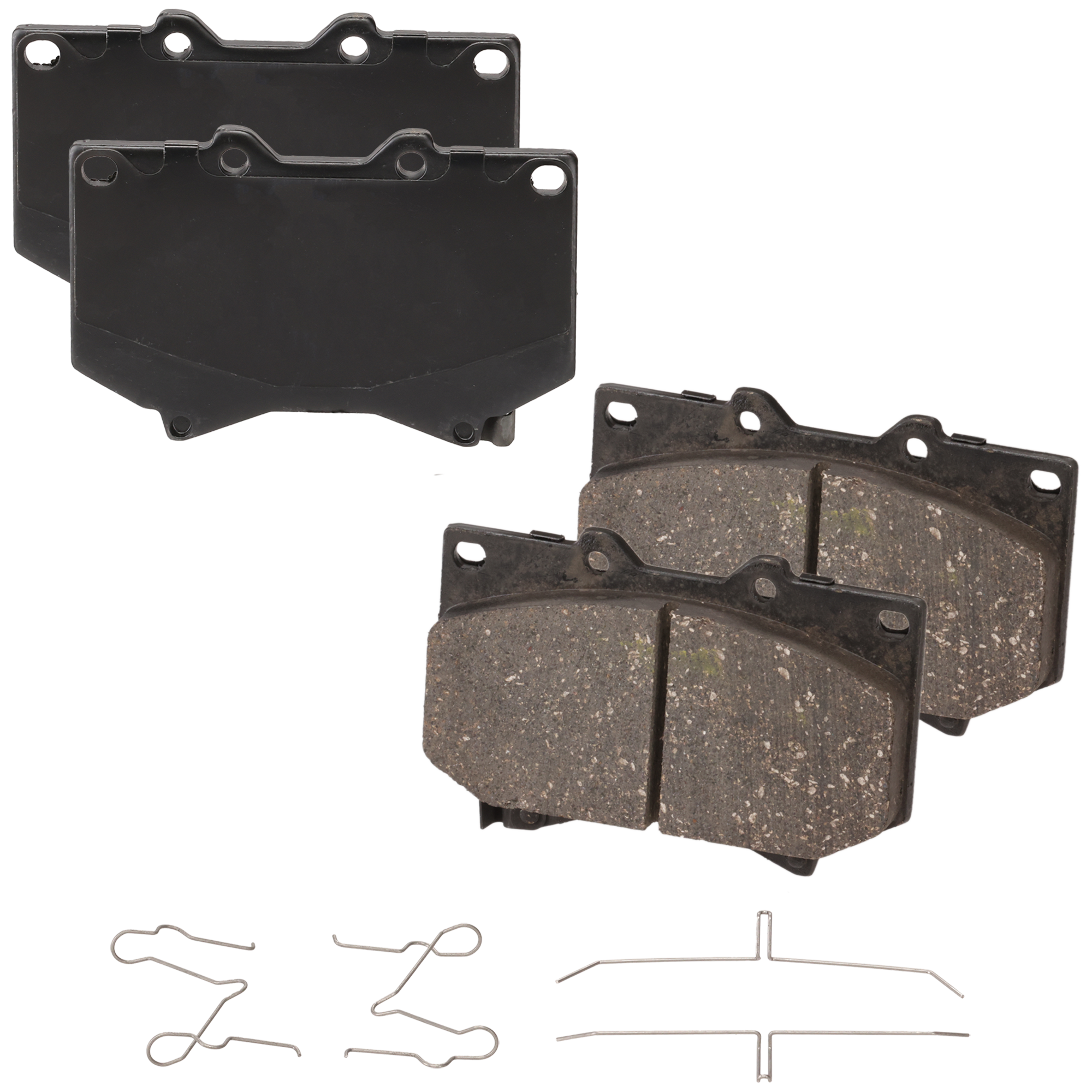 AM SEQUOIA 01-02 TUNDRA 00-03 FRONT BRAKE PAD SET 2 Wheel Set SKU STPSSCP812 OEM 044650C011-044650C012