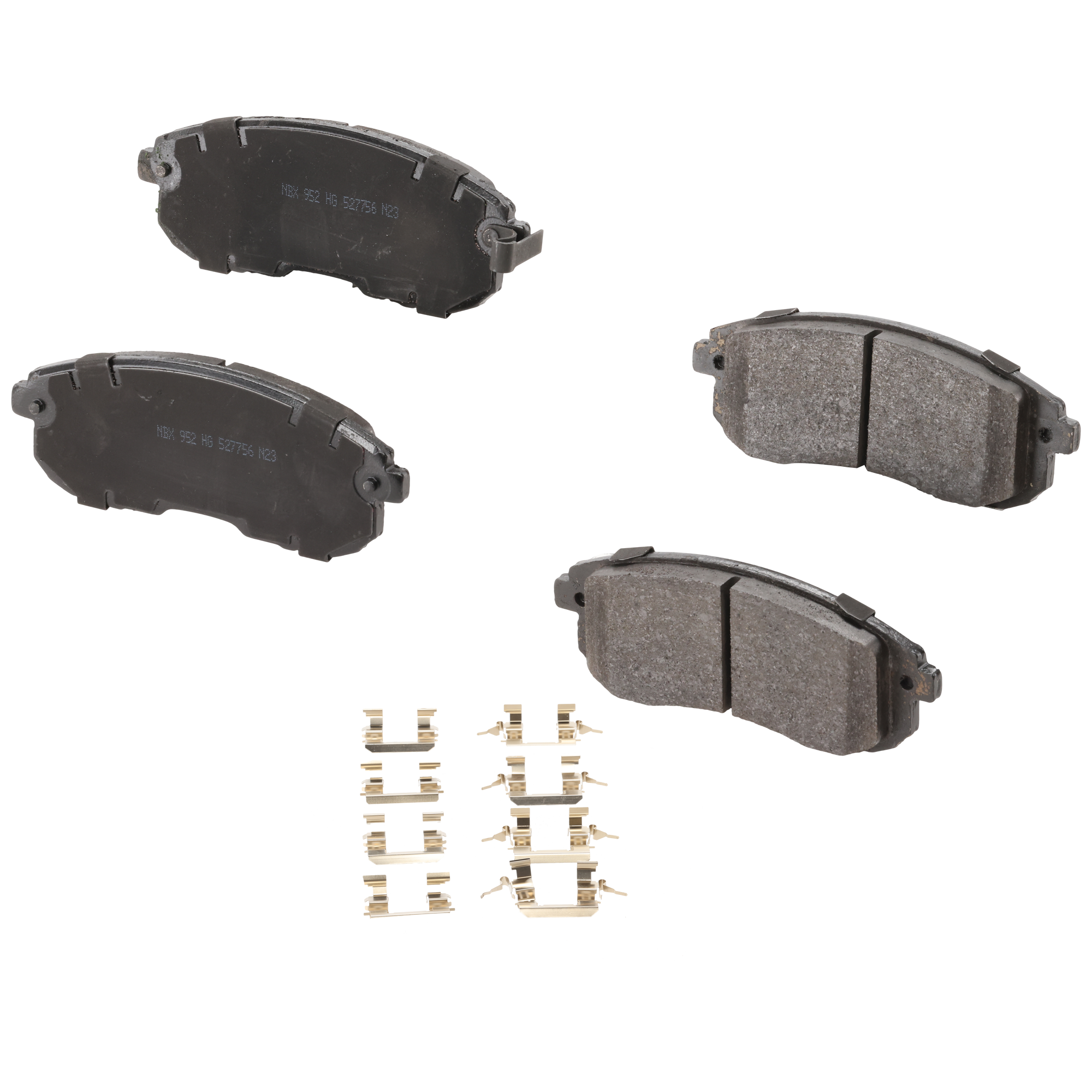 AM SENTRA 00-06 FRONT BRAKE PAD SET 2 Wheel Set SKU STPSSCP815B OEM 410600V090-410601E590-410605M0