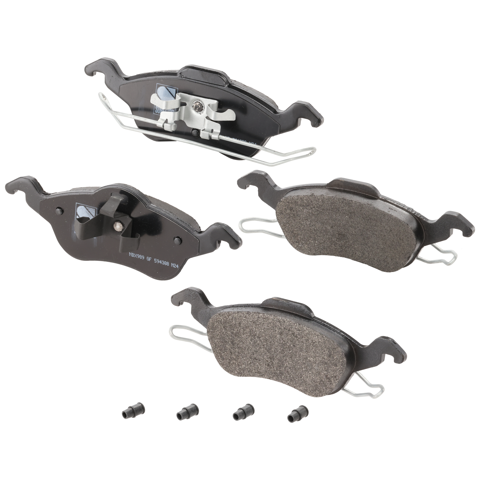 AM FOCUS 00-04 FRONT BRAKE PAD SET 2 Wheel Set SKU STPSSCP816 OEM 1763301-2M5Z2001AA 3S4Z2001AA