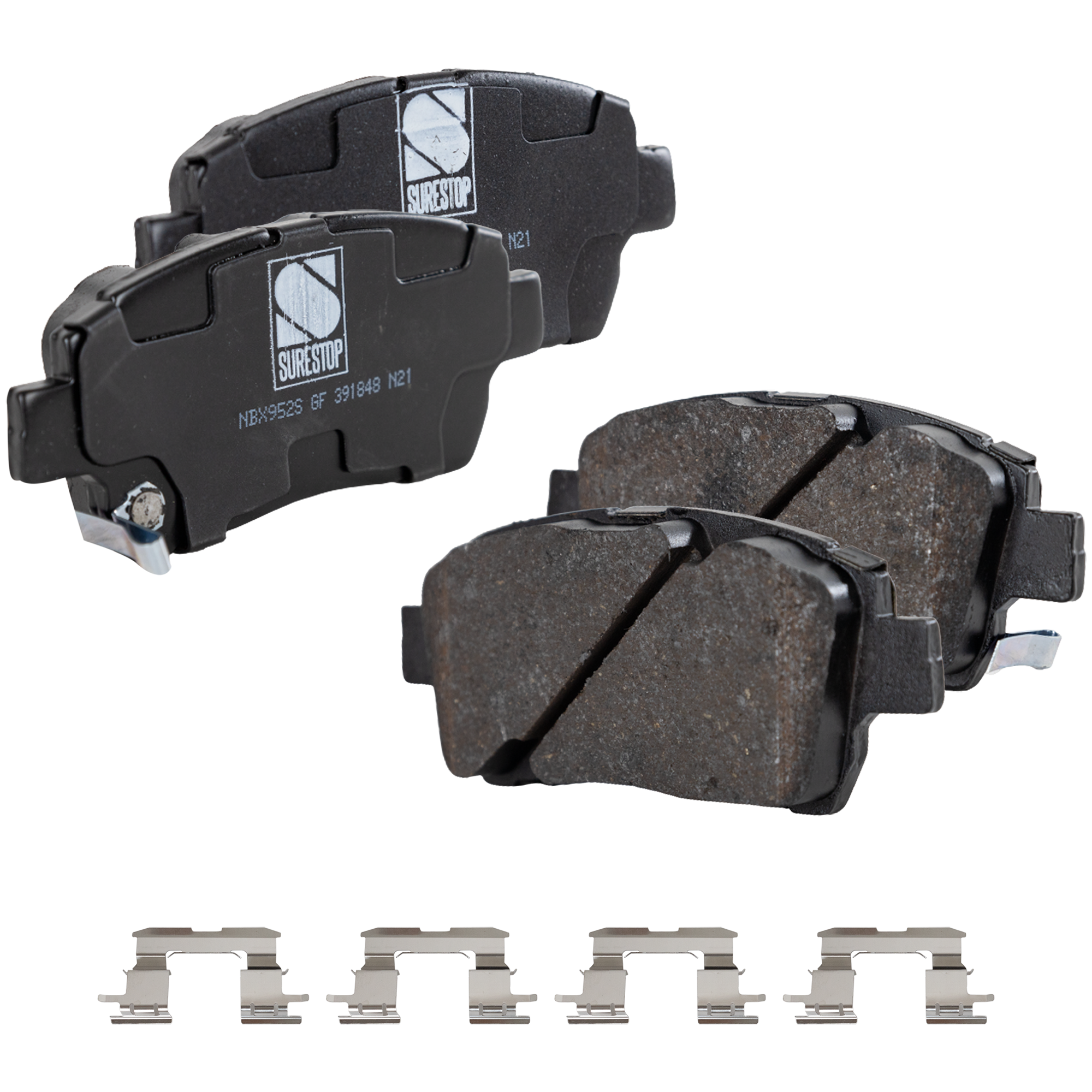 AM CELICA 00-00 FRONT BRAKE PAD SET 2 Wheel Set SKU STPSSCP822 OEM 0446517100-0446520480-04465470
