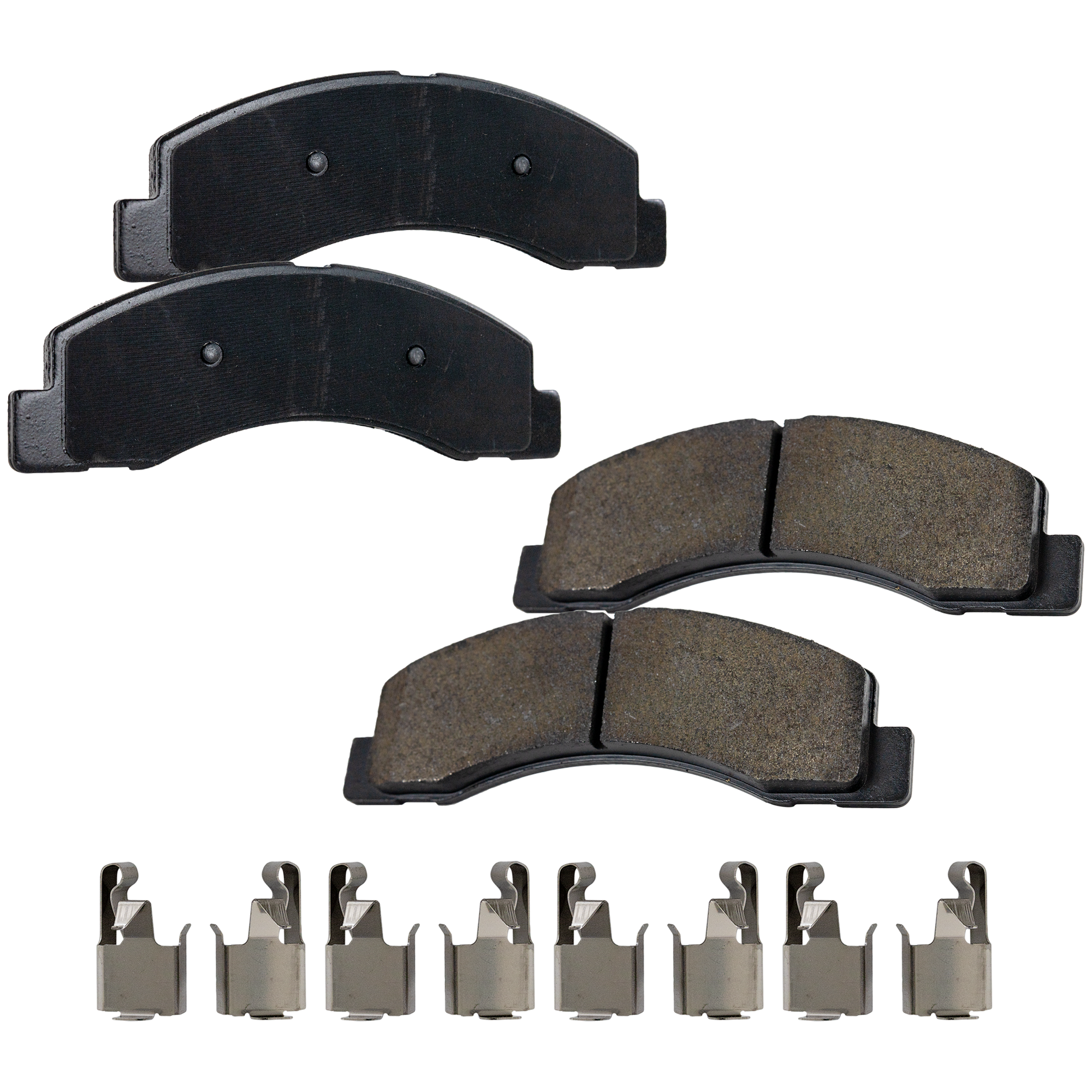 AM F 250 F 350 SUPER DUTY 99-04 FRONT BRAKE PAD SET 2 Wheel Set SKU STPSSCP824 OEM 1C3Z2001AA 1C3Z2001BA F81A2001