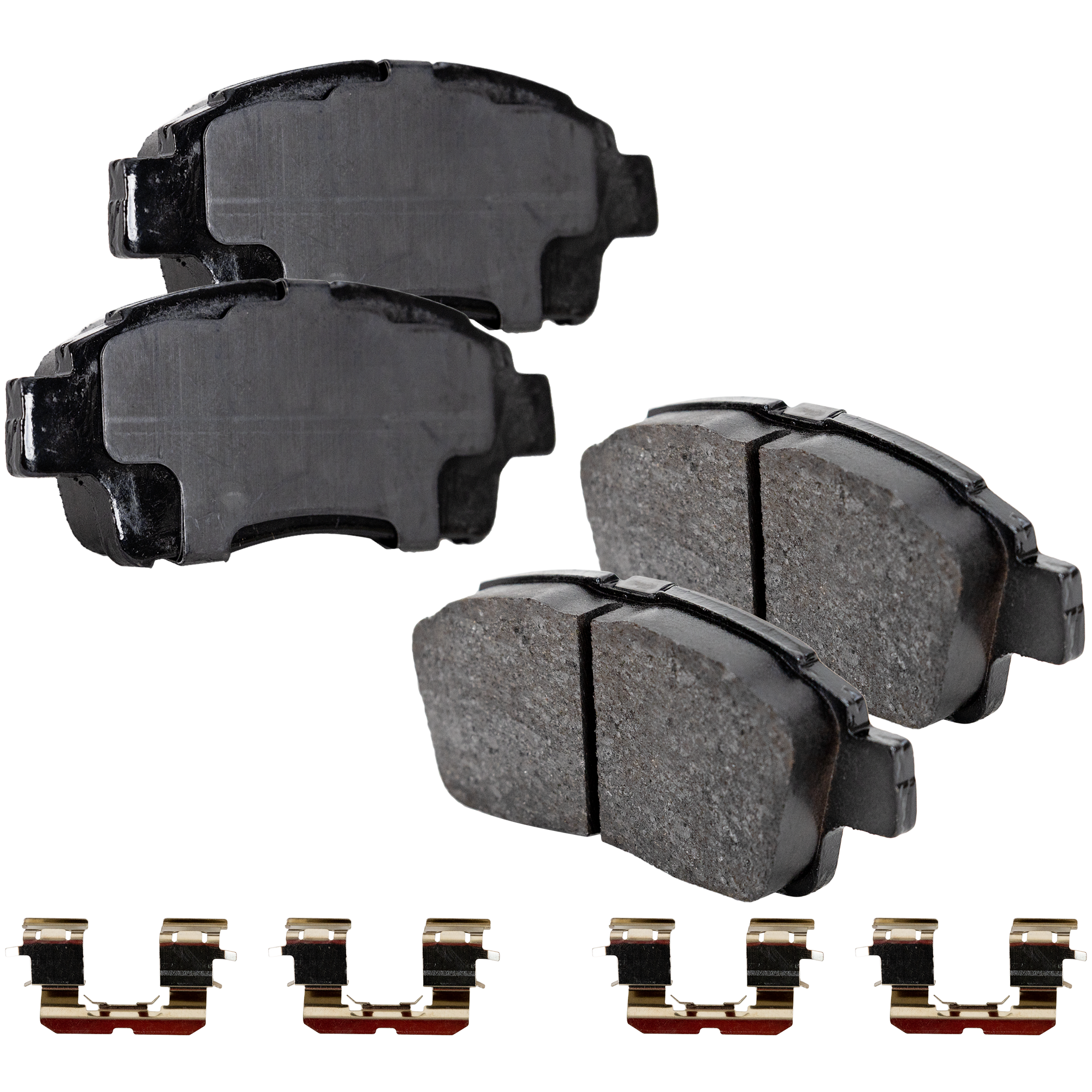 AM ECHO 00-00 BRAKE PAD SET Front 2 Wheel Set SKU STPSSCP831 OEM 0446552030-0446552031