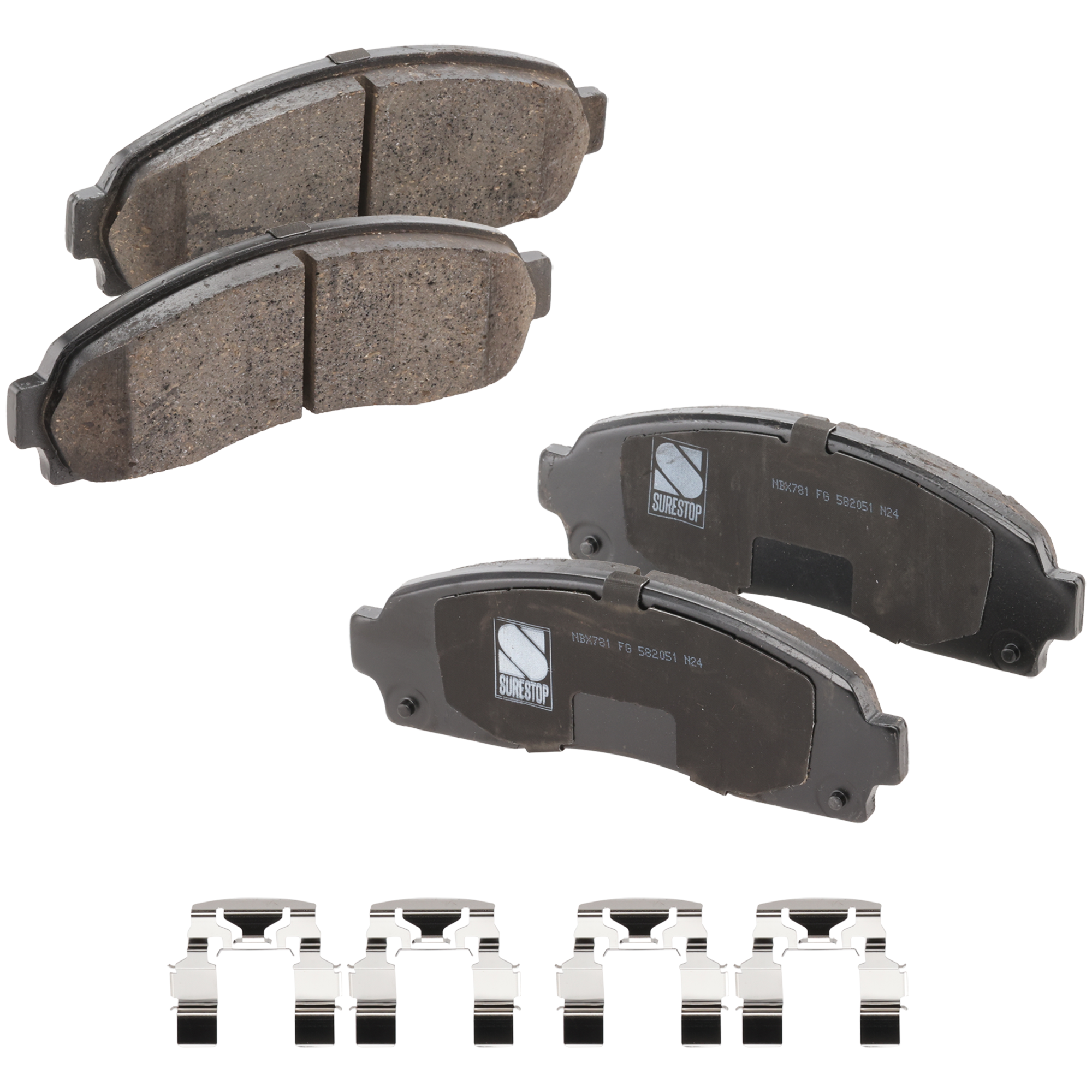 AM RANGER 03-11 B2300-04-09 FRONT BRAKE PAD SET 2 Wheel Set SKU STPSSCP833 OEM 1F6049280-1F6049280A 1L2Z2001A