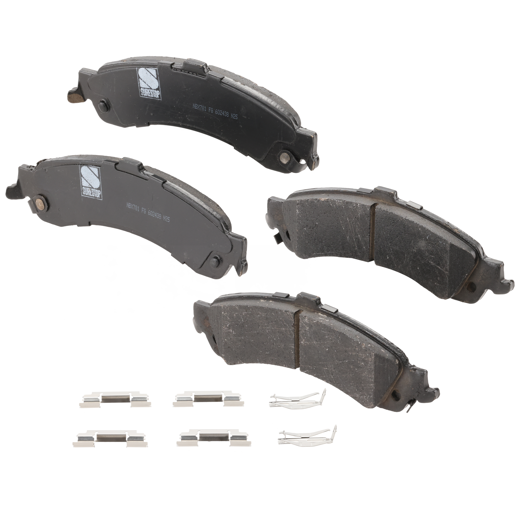 AM SILVERADO 1500-03-05 SUBURBAN 1500-00-06 REAR BRAKE PAD SET 2 Wheel Set SKU STPSSCP834 OEM 18043517-18044202-18045936-889