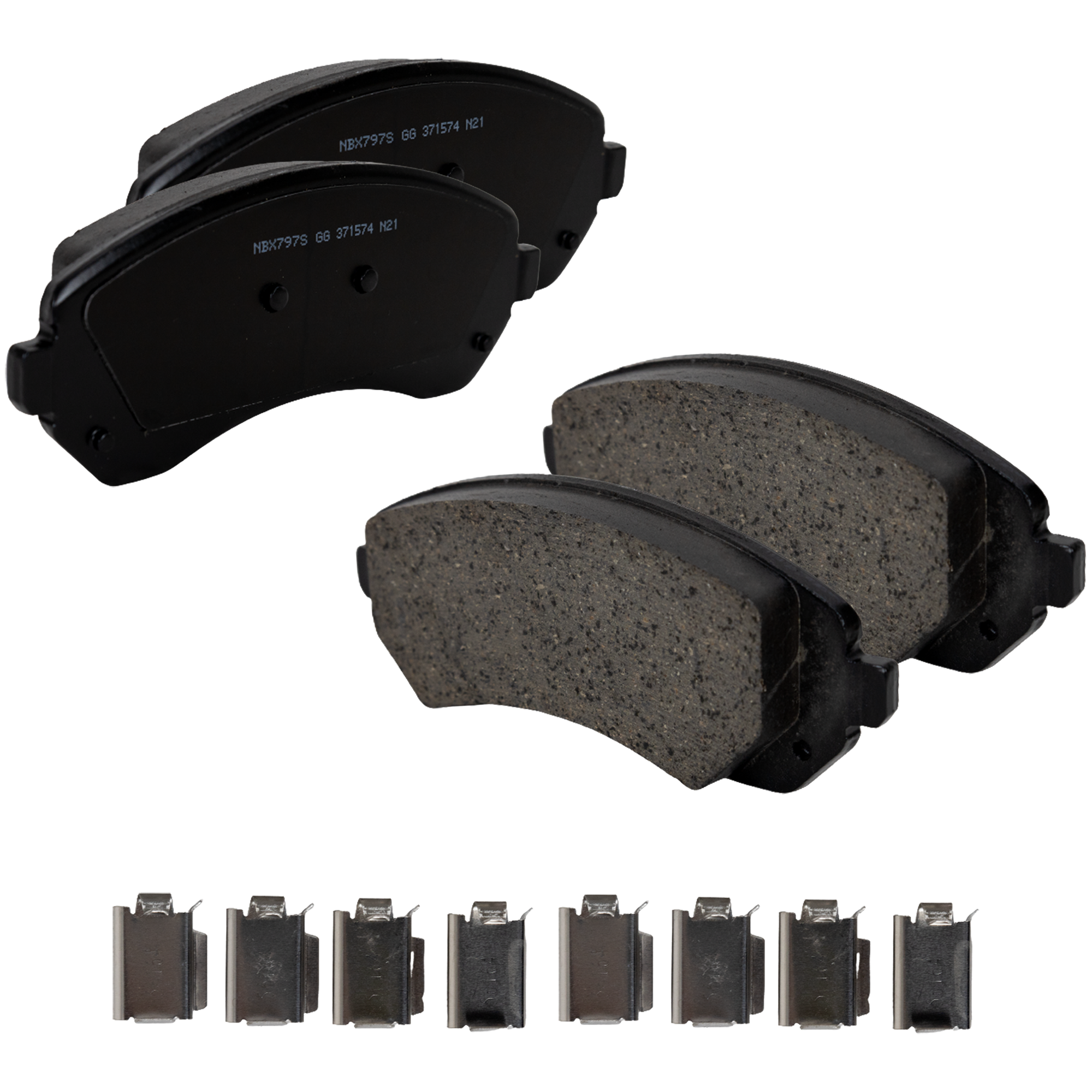 AM AZTEK 01-05 RENDEZVOUS 02-07 FRONT BRAKE PAD SET 2 Wheel Set SKU STPSSCP844 OEM 10434258-89047824
