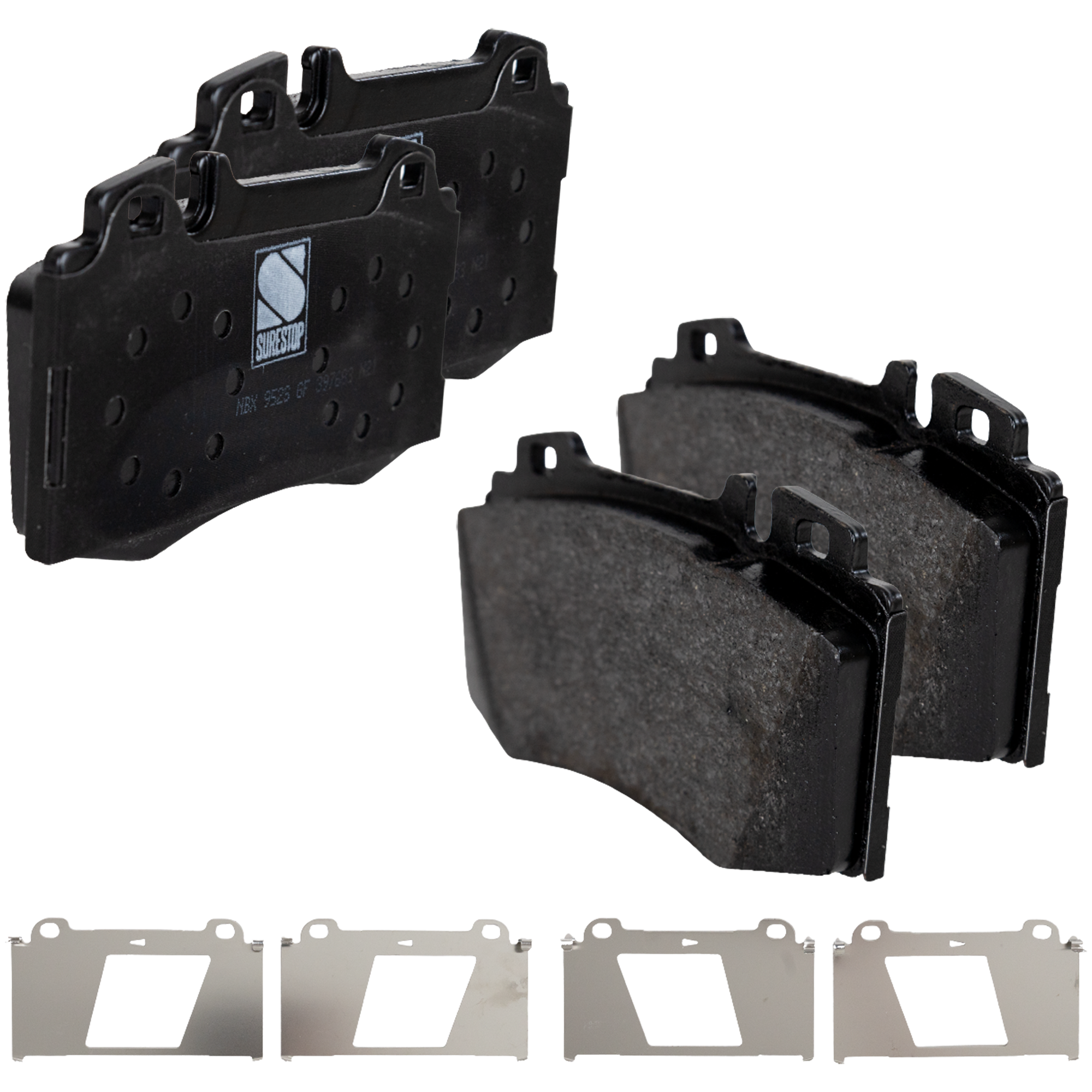 AM SL600-94-02 CL600-01-06 CLS550-07-07 FRONT BRAKE PAD SET 2 Wheel Set SKU STPSSCP847 OEM 0034200520-0034200820-00342018