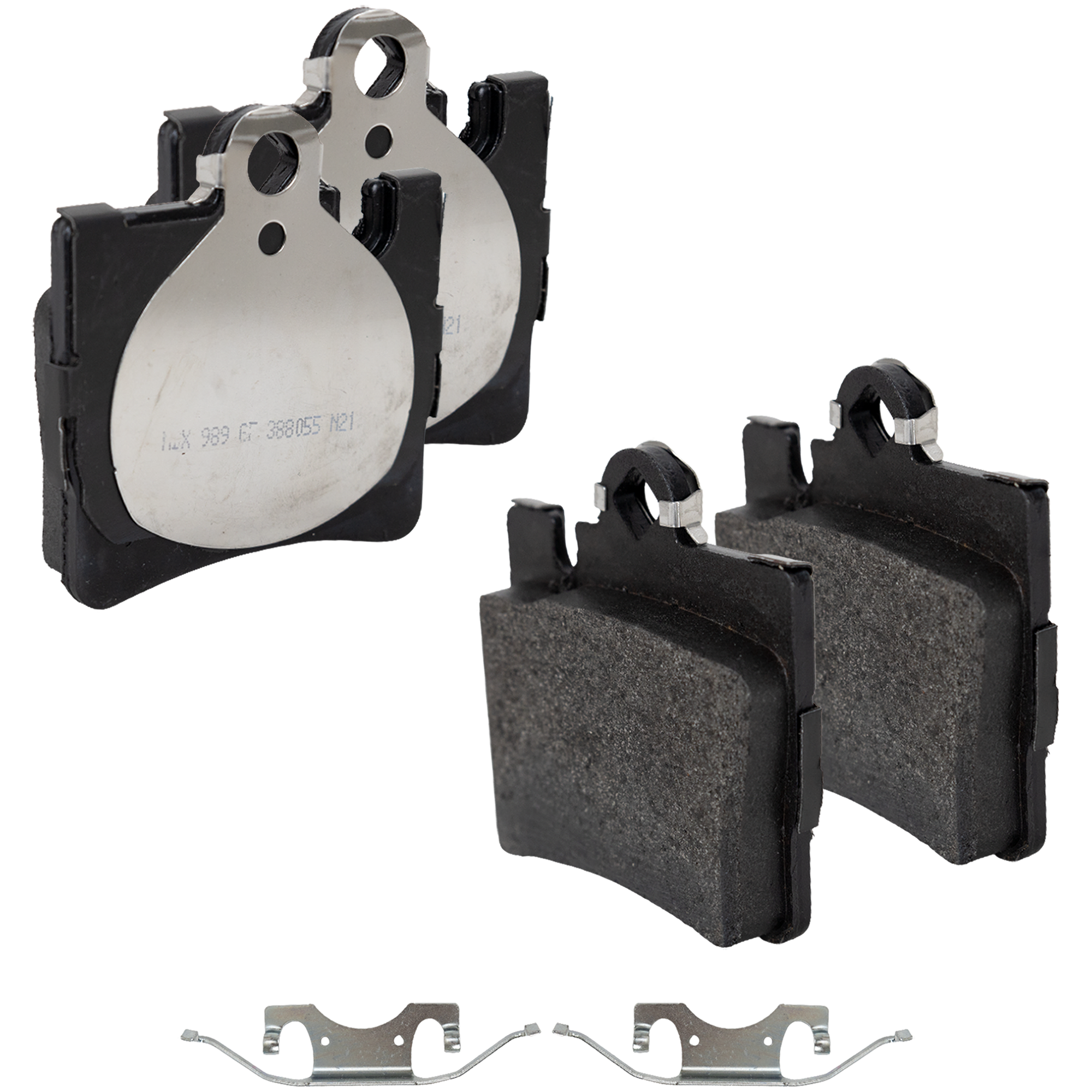 AM CL500 S430 S500-00-02 CL600 CL55 AMG S600-01-02 REAR BRAKE PAD SET 2 Wheel Set SKU STPSSCP848 OEM 0034200620-0034201920-00442094