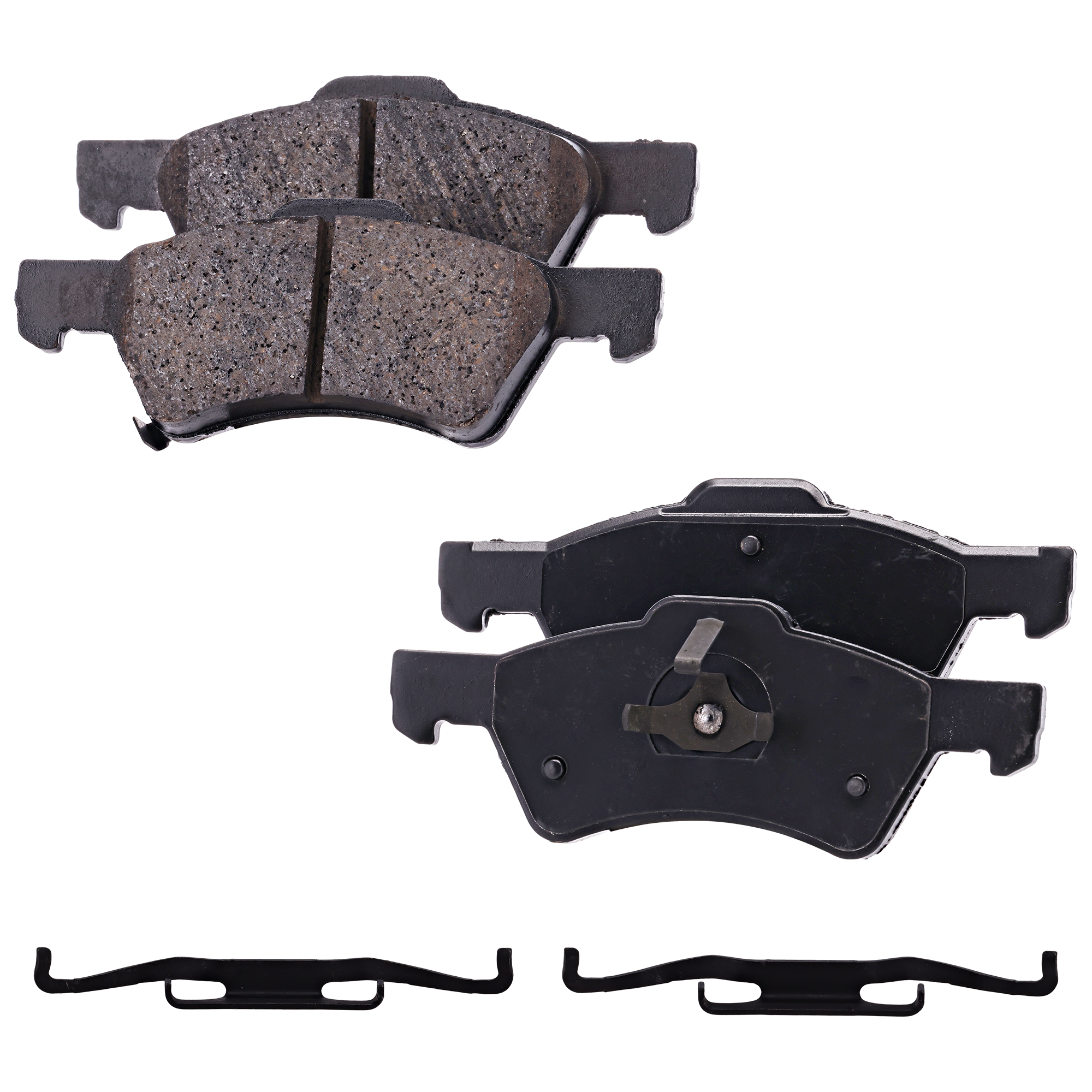AM TOWN COUNTRY GRAND CARAVAN 01-07 FRONT BRAKE PAD SET 2 Wheel Set SKU STPSSCP857 OEM 5019803AA 5019804AA