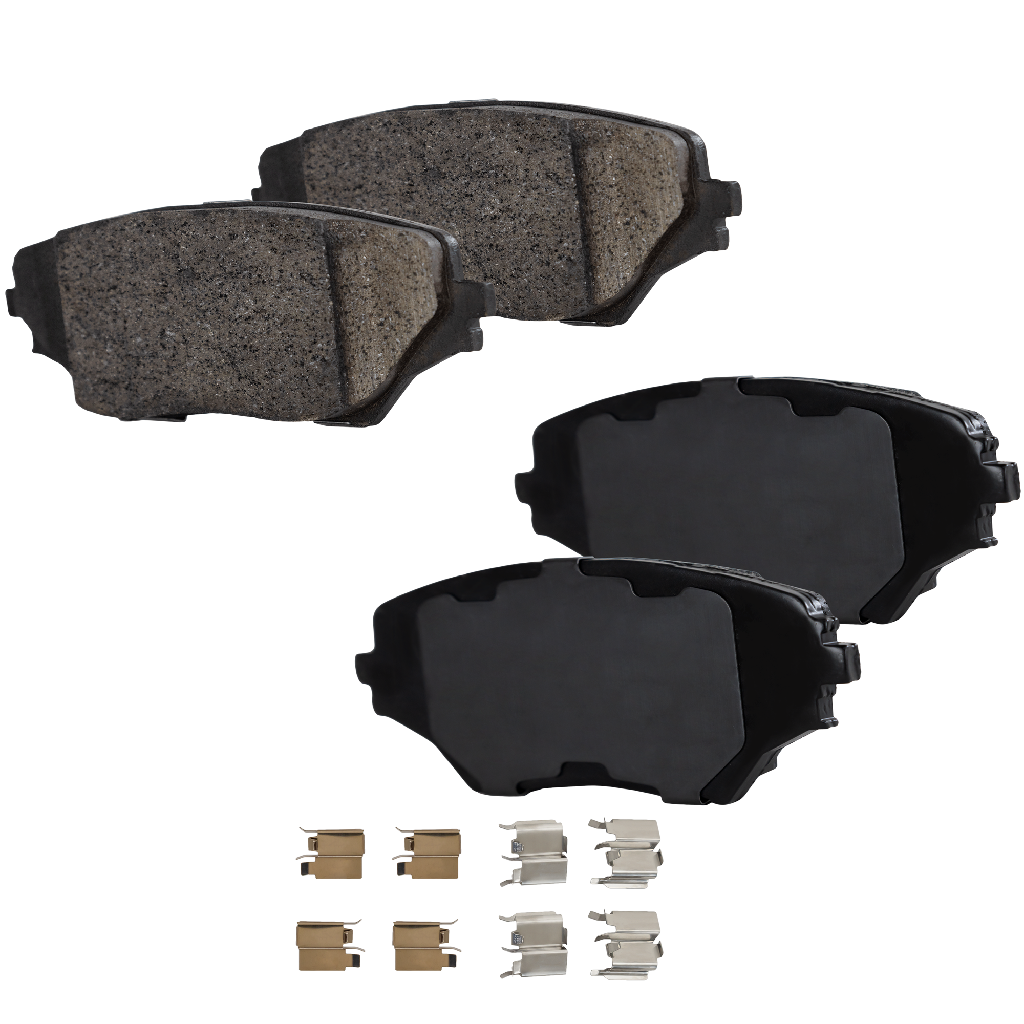 AM RAV4-01-05 BRAKE PAD SET Front 2 Wheel Set SKU STPSSCP862 OEM 0446542070-0446542071-04465421
