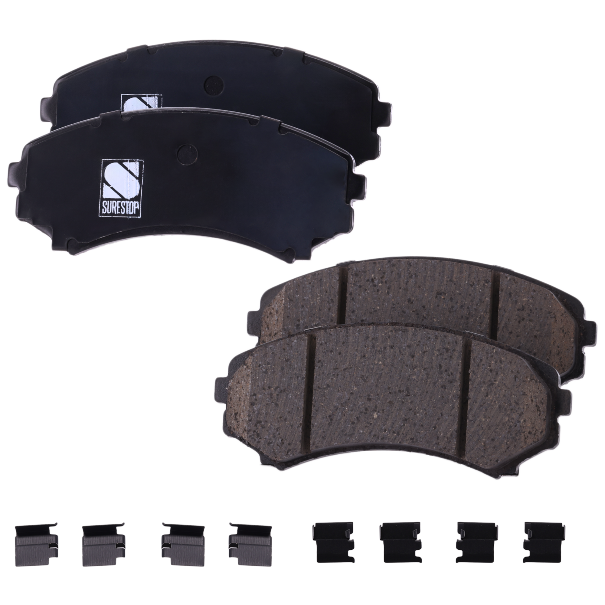 AM MONTERO 01-06 ENDEAVOR 04-11 FRONT BRAKE PAD SET 2 Wheel Set SKU STPSSCP867 OEM 8972872630 MN116446 MR510539
