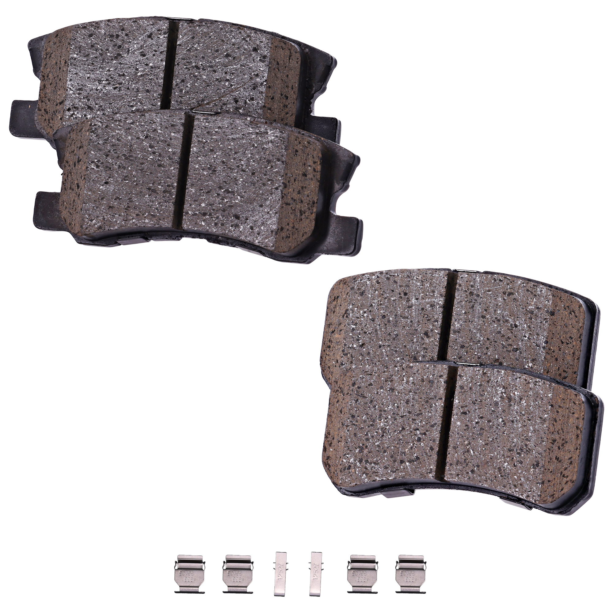 AM MONTERO 01-06 COMPASS 07-17 REAR BRAKE PAD SET 2 Wheel Set SKU STPSSCP868 OEM 4605A265-4605A487-68020256AA 6