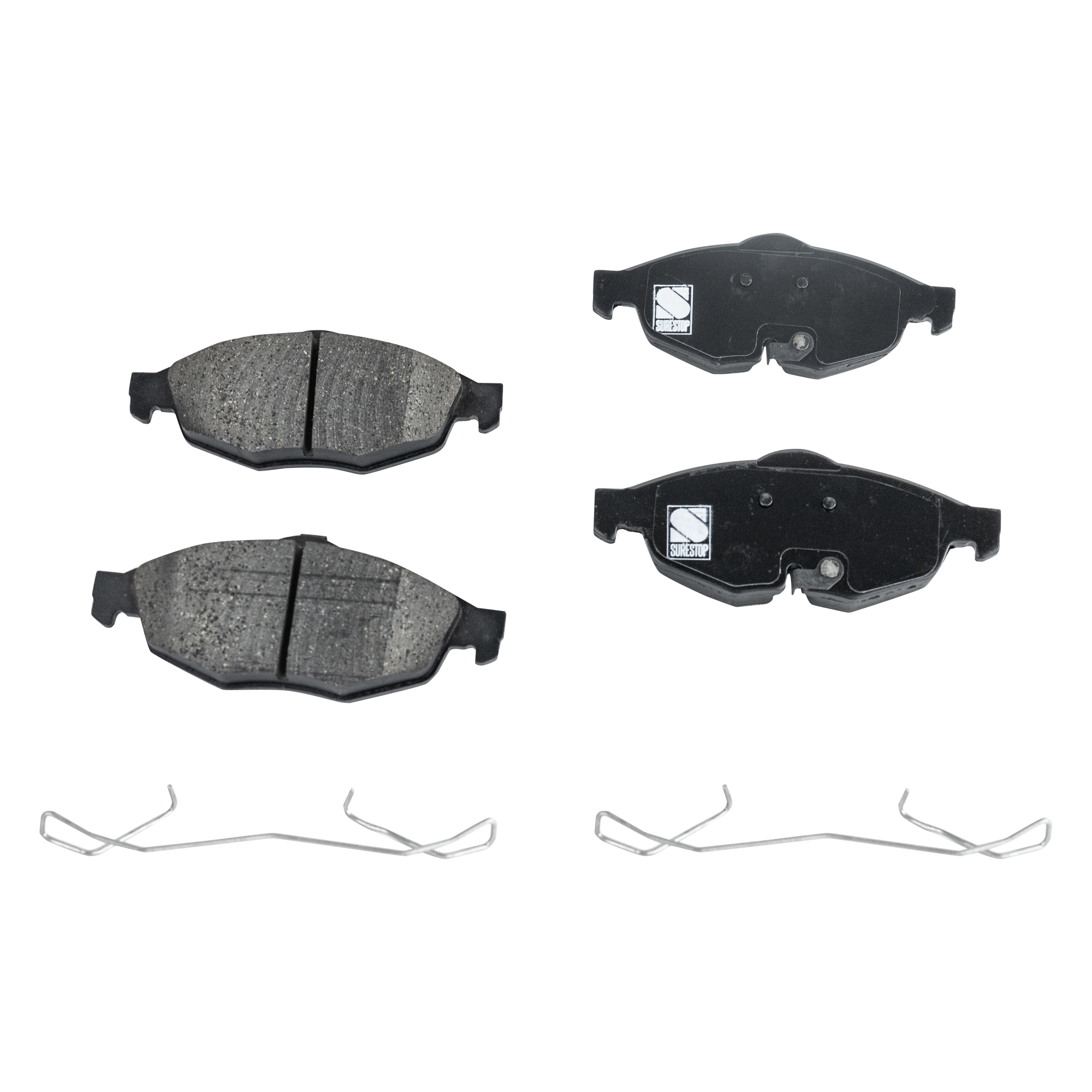 AM SEBRING STRATUS 01-06 FRONT BRAKE PAD SET 2 Wheel Set SKU STPSSCP869 OEM 5018939AA 5018942AA 5018945AA