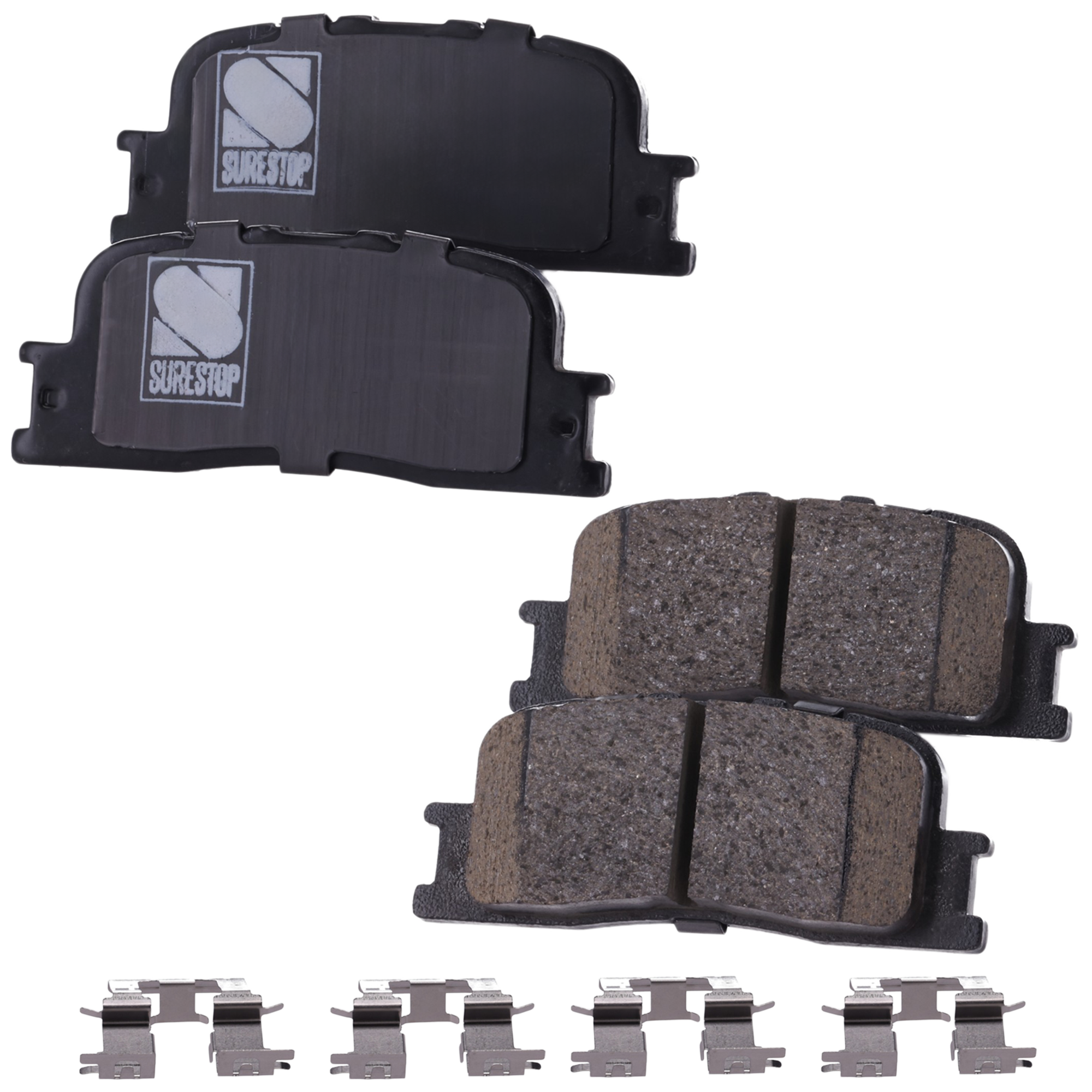 AM CAMRY 02-06 ES330-04-06 REAR BRAKE PAD SET 2 Wheel Set SKU STPSSCP885 OEM 0446633090-0446633140-04466480