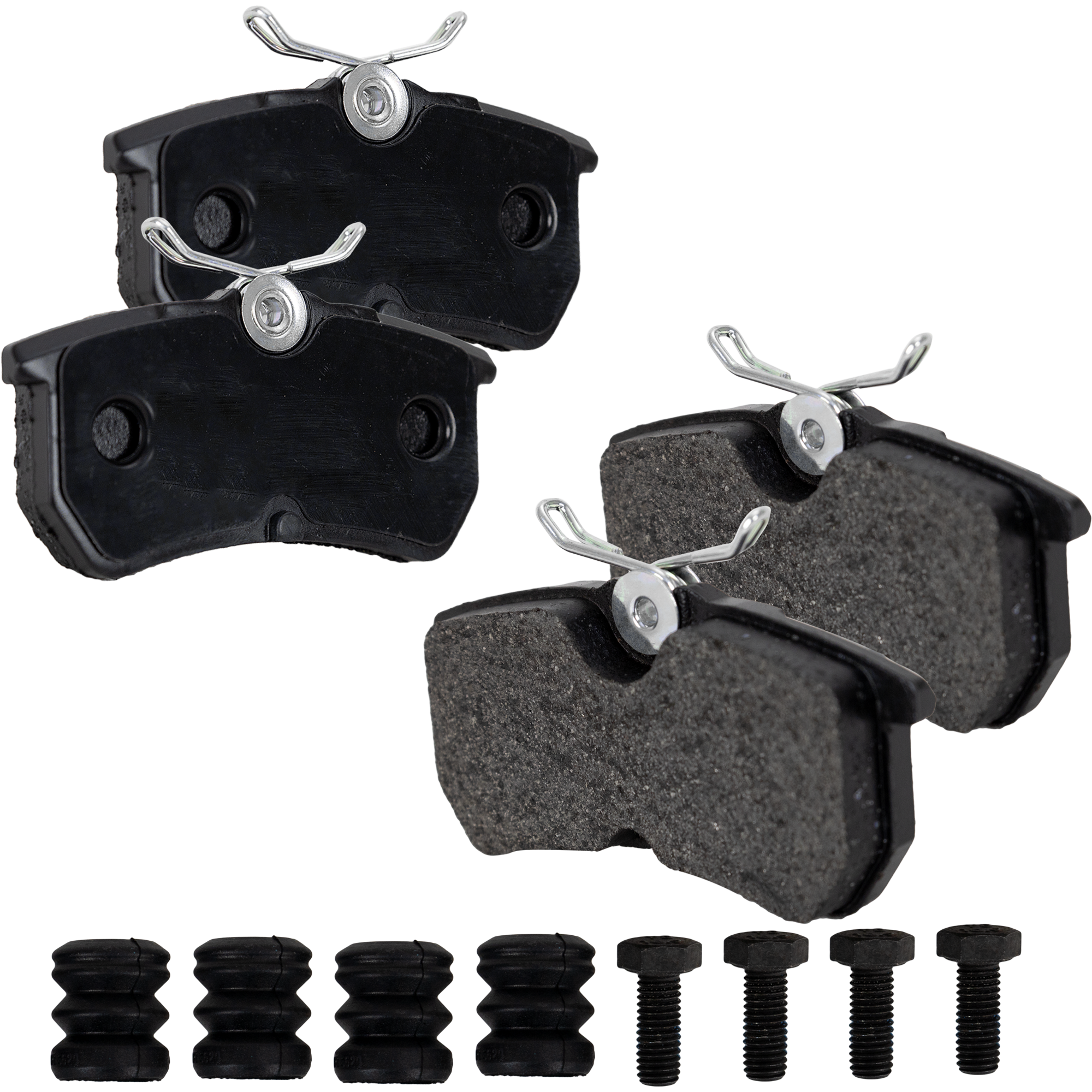 AM FOCUS 01-07 FIESTA 14-19 REAR BRAKE PAD SET 2 Wheel Set SKU STPSSCP886 OEM 1S4Z2200BA C1BZ2200A C1BZ2200B