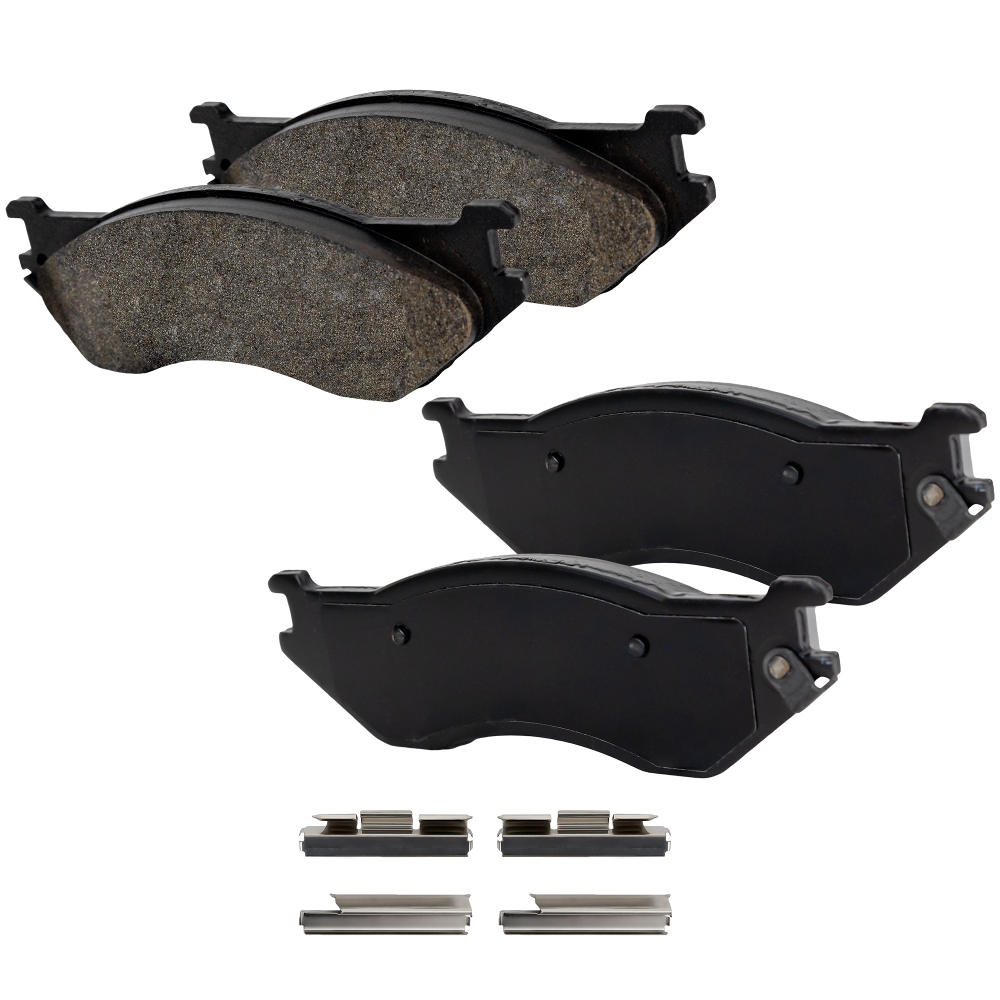 AM RAM 1500-02-02 BRAKE PAD SET Front 2 Wheel Set SKU STPSSCP897 OEM 5080556AA