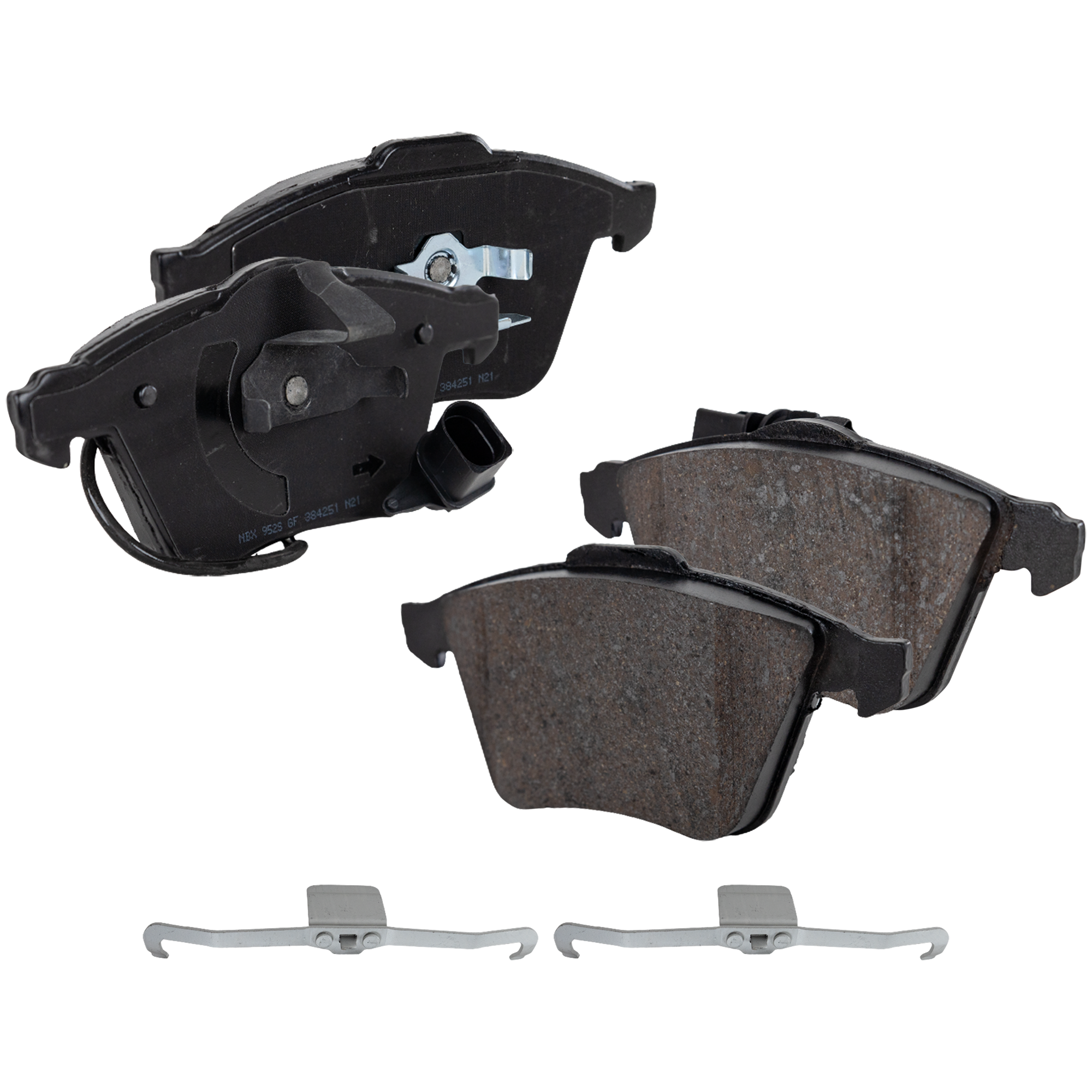 AM S4-04-09 FRONT BRAKE PAD SET 2 Wheel Set SKU STPSSCP915B OEM 8E0698151C
