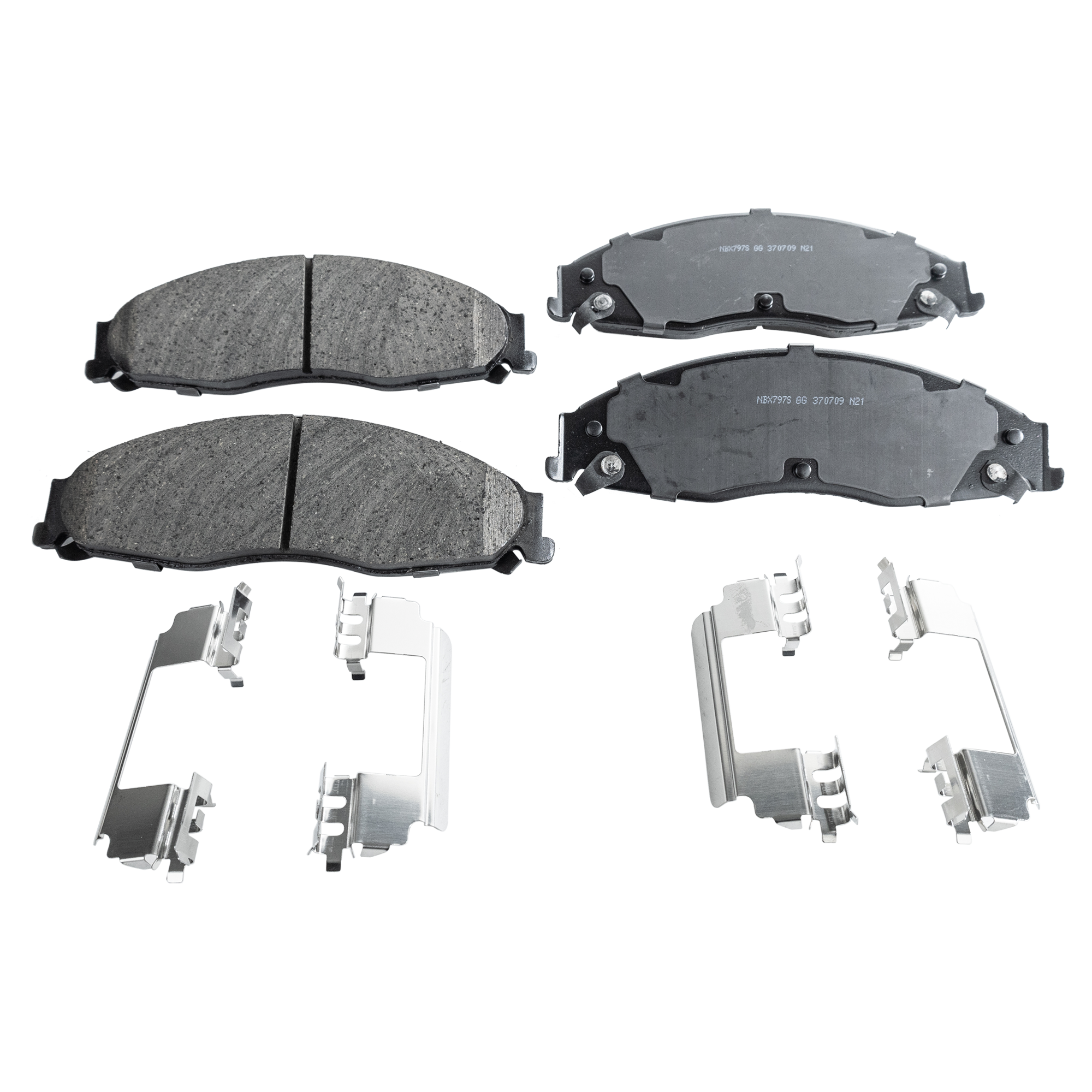 AM CTS 03-07 STS 05-08 FRONT BRAKE PAD SET 2 Wheel Set SKU STPSSCP921 OEM 88959947-88959954-88967250-890