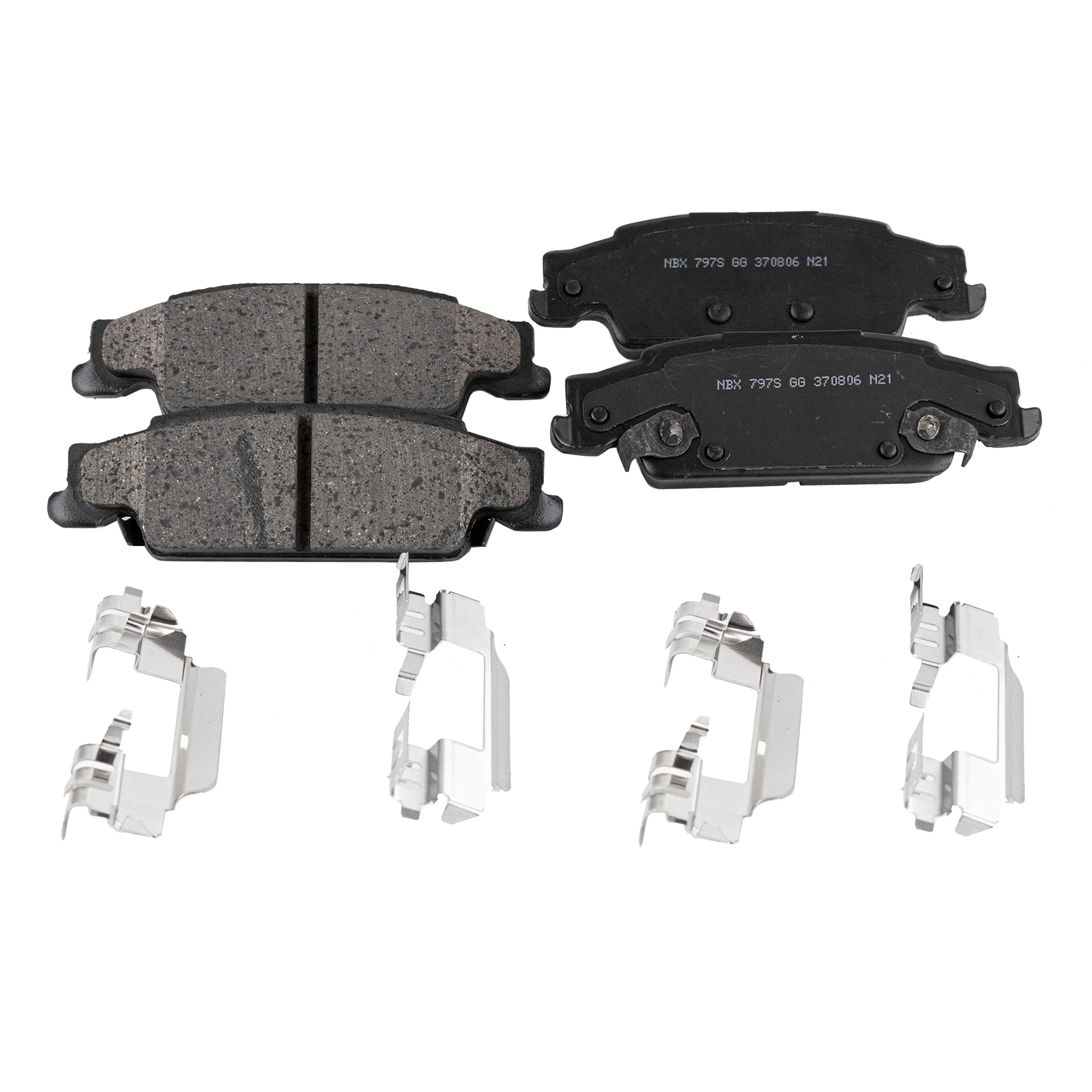 AM CTS 03-07 STS 05-11 GRAND PRIX 05-08 REAR BRAKE PAD SET 2 Wheel Set SKU STPSSCP922 OEM 25693145-25735537