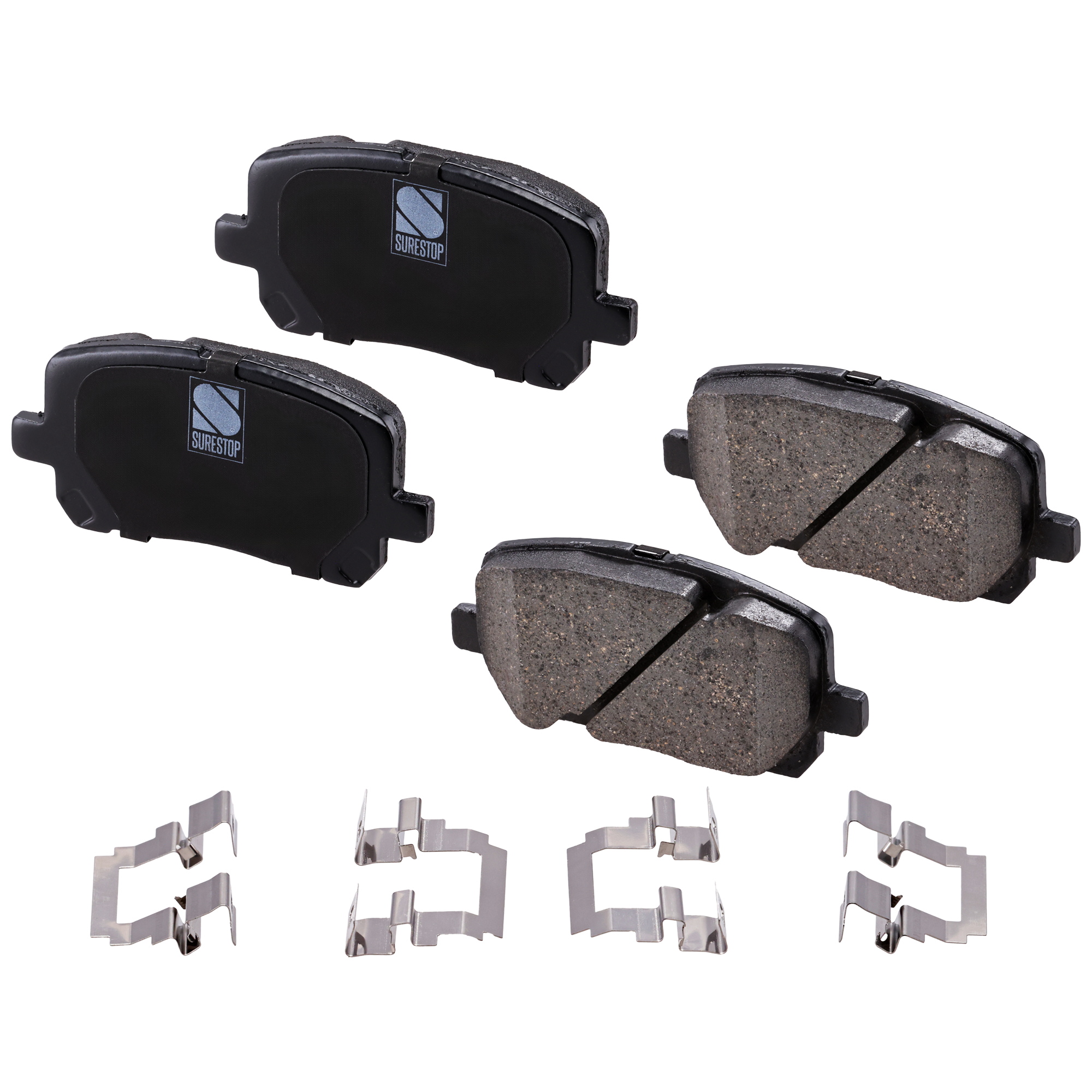 AM COROLLA MATRIX FRONT BRAKE PAD SET 2 Wheel Set SKU STPSSCP923 OEM 0446502070-0446502080-88972092