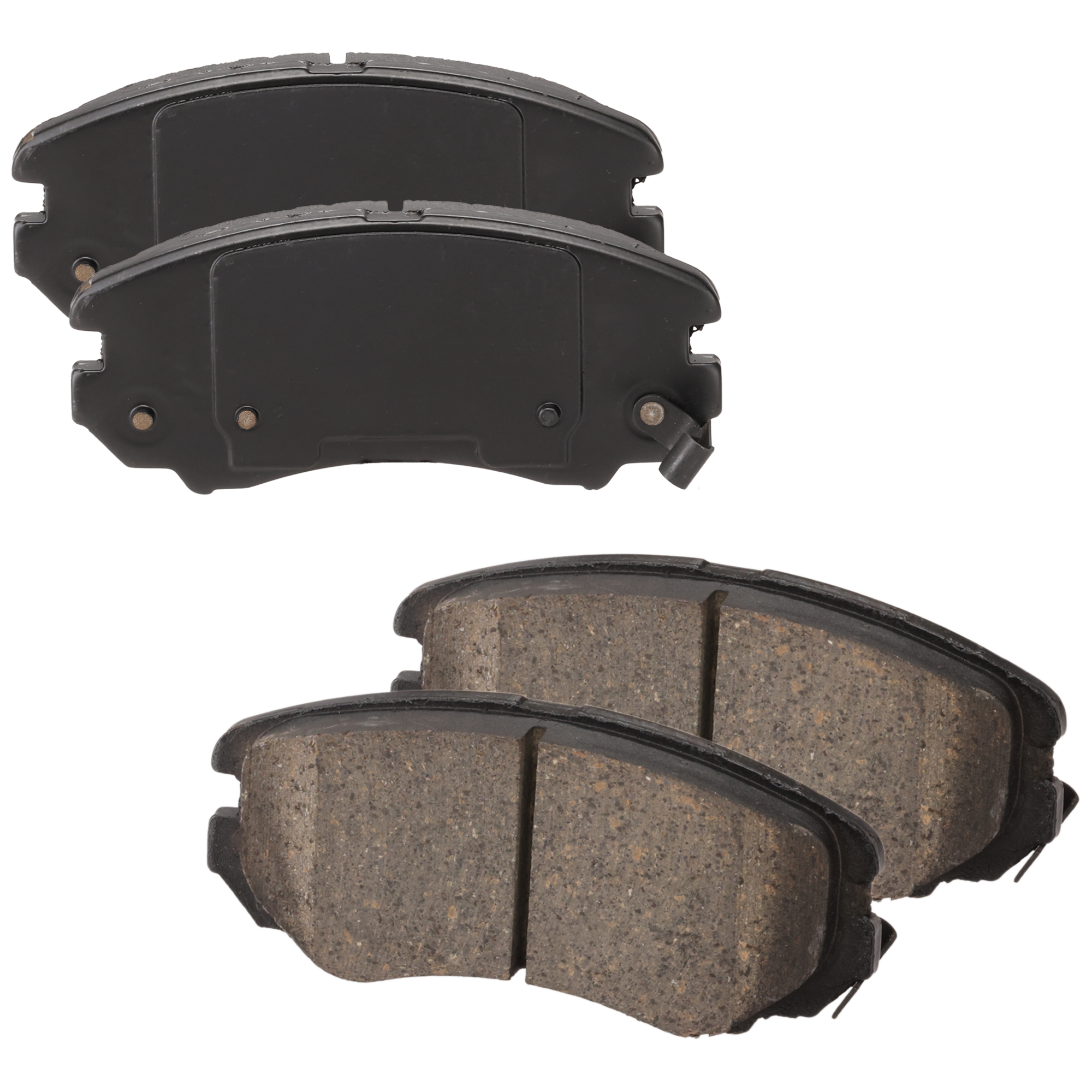AM SONATA 03-10 SOUL 10-13 FRONT BRAKE PAD SET 2 Wheel Set SKU STPSSCP924 OEM 581012CA10-581012CA11-581012GA