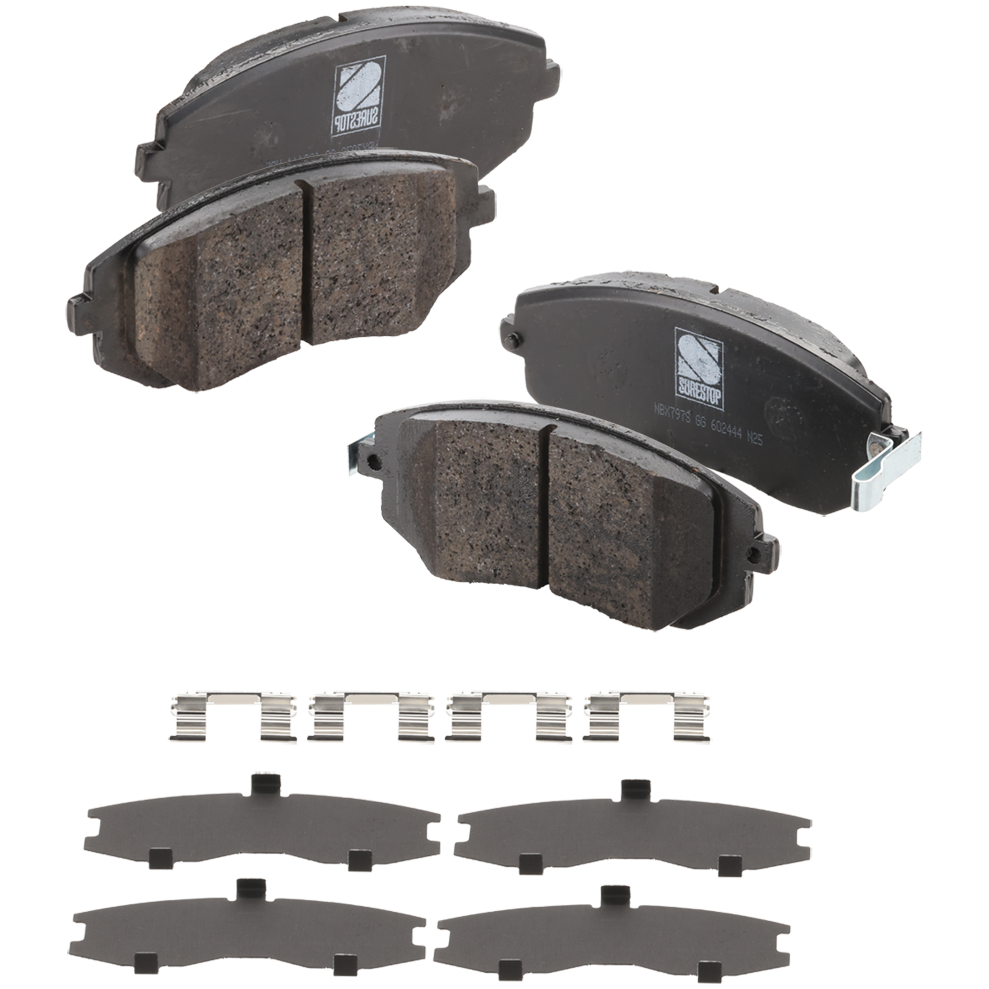 AM SAAB 9-2X 05-06 BRAKE PAD SET Front 2 Wheel Set SKU STPSSCP929 OEM 26296AE160-26296FE020-26296FE0