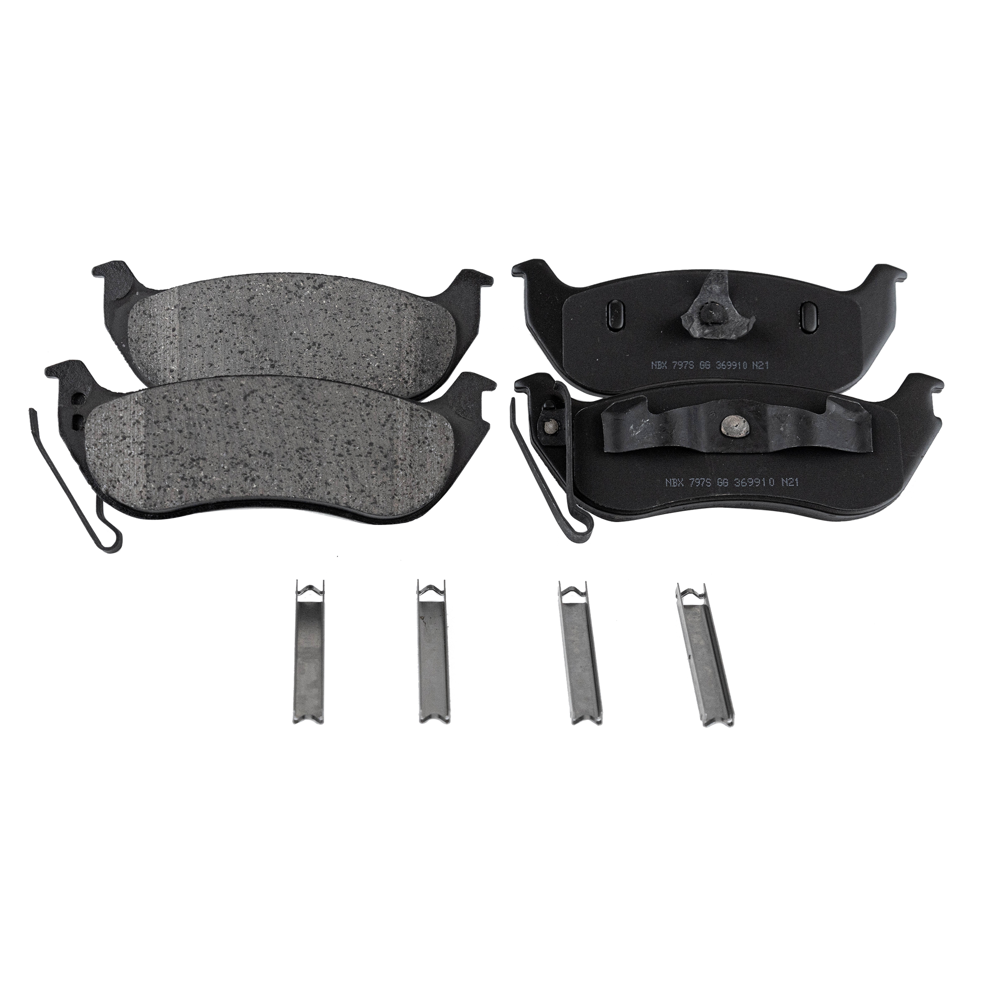AM LIBERTY 03-05 BRAKE PAD SET Rear 2 Wheel Set SKU STPSSCP964 OEM 5083882AB 5093511AA 5083882AE