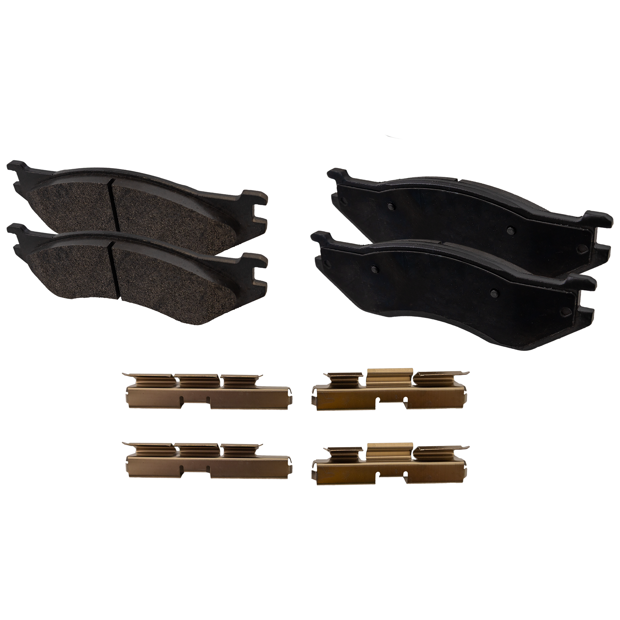 AM DURANGO 03-06 RAM 1500-03-05 FRONT BRAKE PAD SET 2 Wheel Set SKU STPSSCP966 OEM 5080556AC 5080556AE 5093796AA