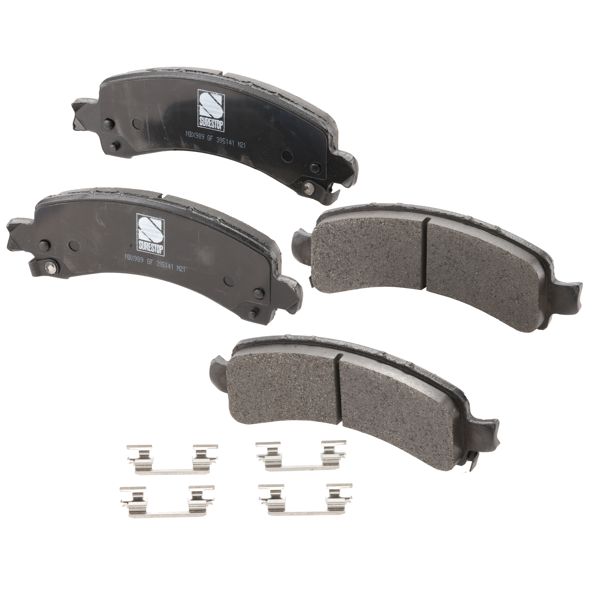 AM TAHOE 02-06 EXPRESS 1500-03-14 REAR BRAKE PAD SET 2 Wheel Set SKU STPSSCP974A OEM 88964197-88965714-88982614-890