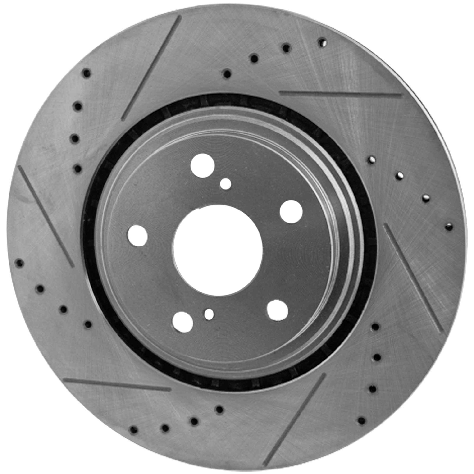 AM HIGHLANDER 08-19 SIENNA 11-20 FRONT BRAKE DISC RH=LH Cross drilled and Slotted SKU STPT27110027DRS OEM 44607-0833311-850021-900566-60
