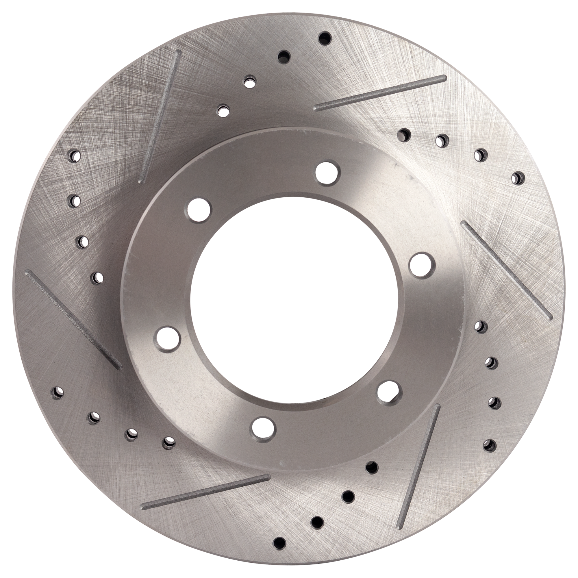 AM TOYOTA PICKUP 86-95-4RUNNER 86-91 FRONT BRAKE DISC RH=LH Cross drilled and Slotted SKU STPT27110061DRS OEM 159-3257-25508-63230-86049-960