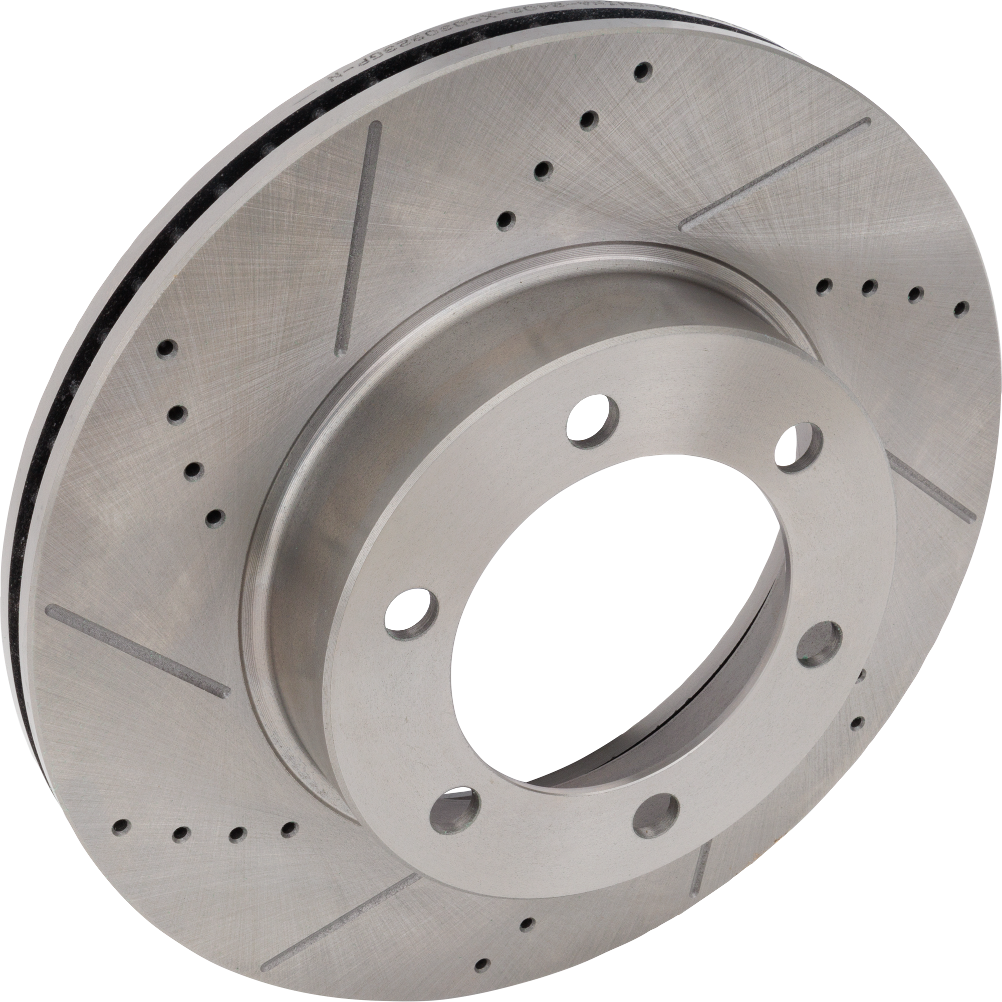 AM TUNDRA 00-06 SEQUOIA 01-07 FRONT BRAKE DISC RH=LH Cross drilled and Slotted SKU STPT27110064DRS OEM 19694-31267-96931-107524-14529