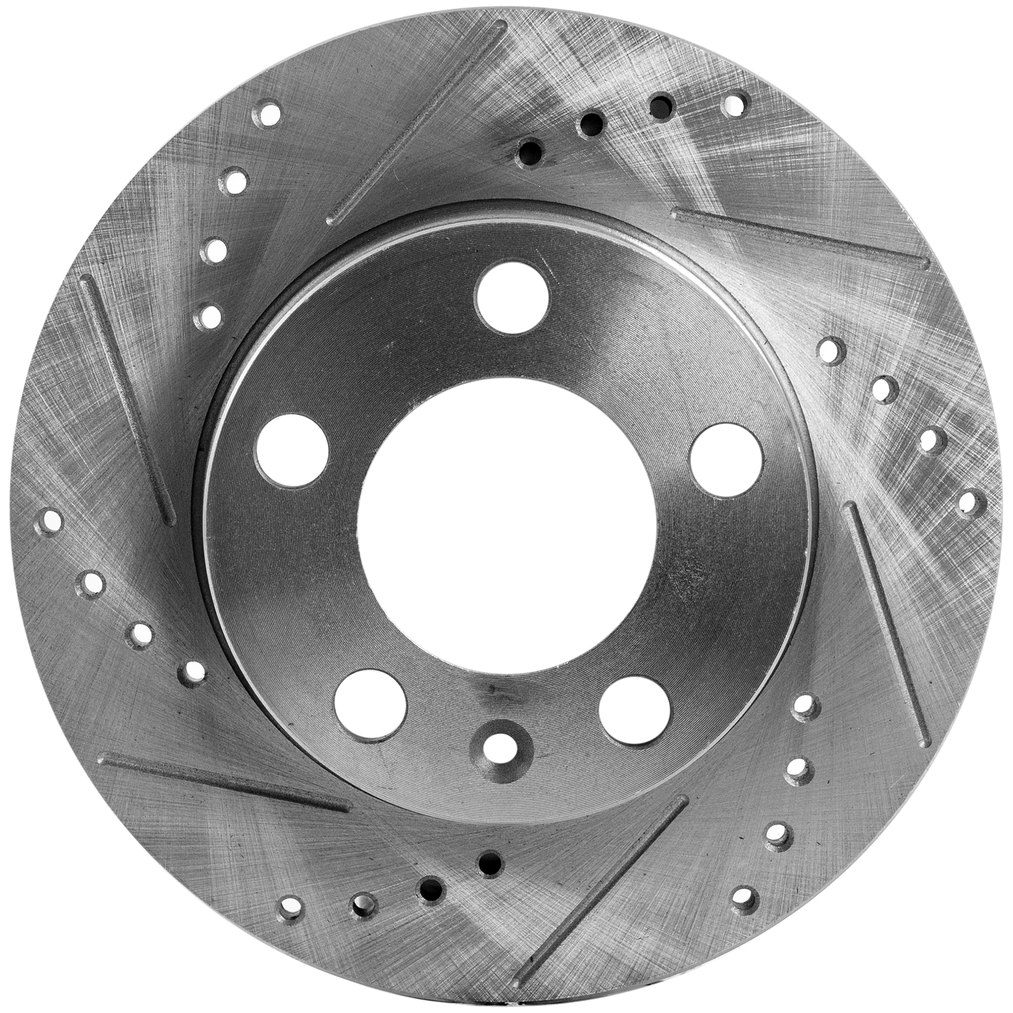 AM BEETLE JETTA 98-10 REAR BRAKE DISC RH=LH Cross drilled and Slotted SKU STPV27110004DRS OEM 19911-34144-96779-117235-14523