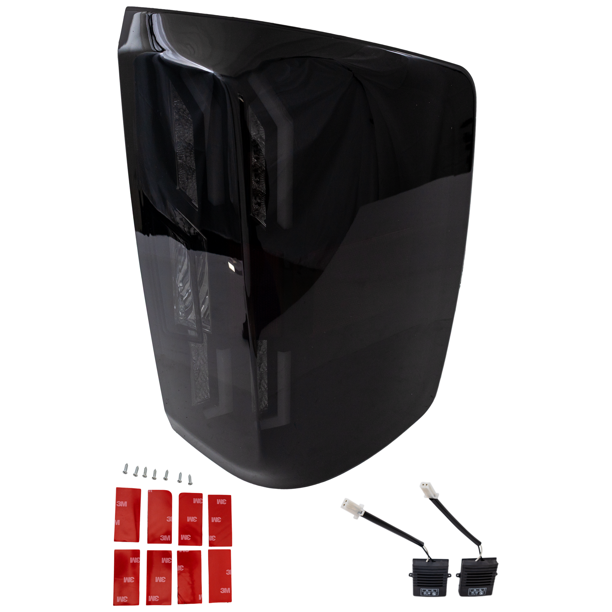 AM SILVERADO 14-16 SIERRA 3500 HD 15-16 TAIL LAMP RH AND LH Assembly LED Black Interior Smoke Lens All Cab Types SKU STYCV1415LCTL1 OEM Performance