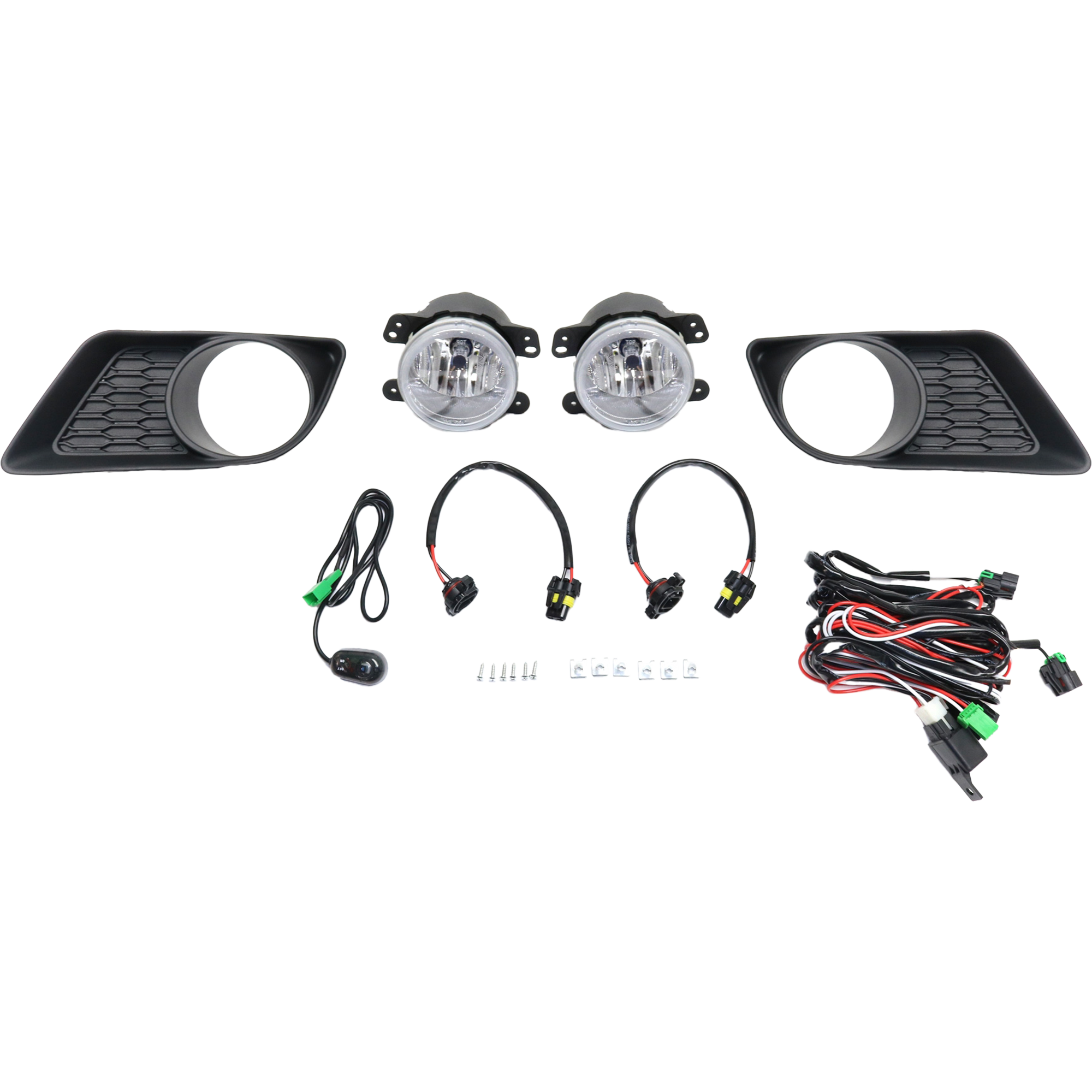 AM CHARGER 11-14 FOG LAMP RH AND LH Assembly Halogen Clear Lens SKU STYDG1114FL1 OEM Performance