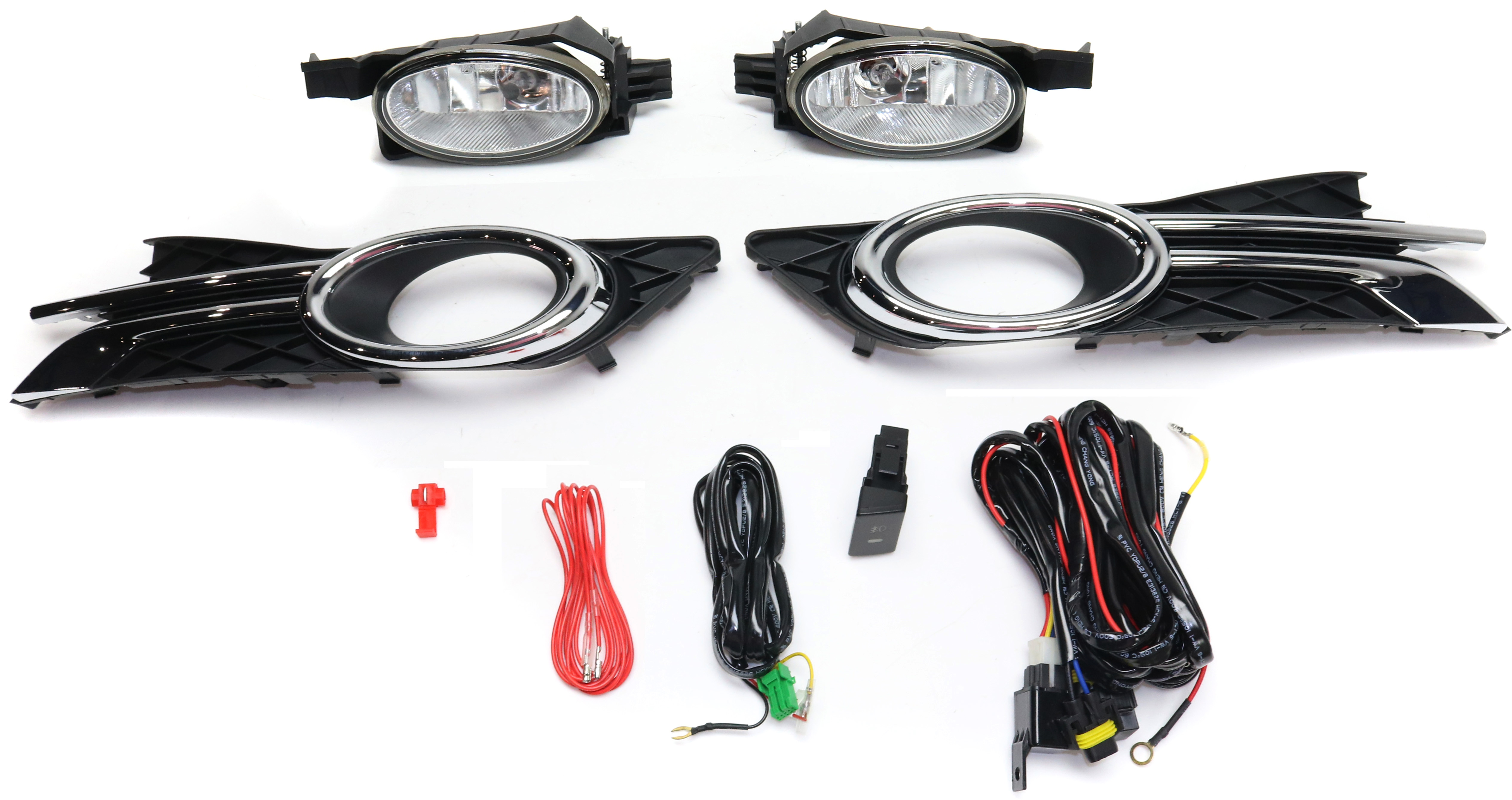 AM ODYSSEY 14-15 FRONT FOG LAMP RH and LH Assembly Halogen Clear Lens SKU STYHD1415FL3 OEM Performance