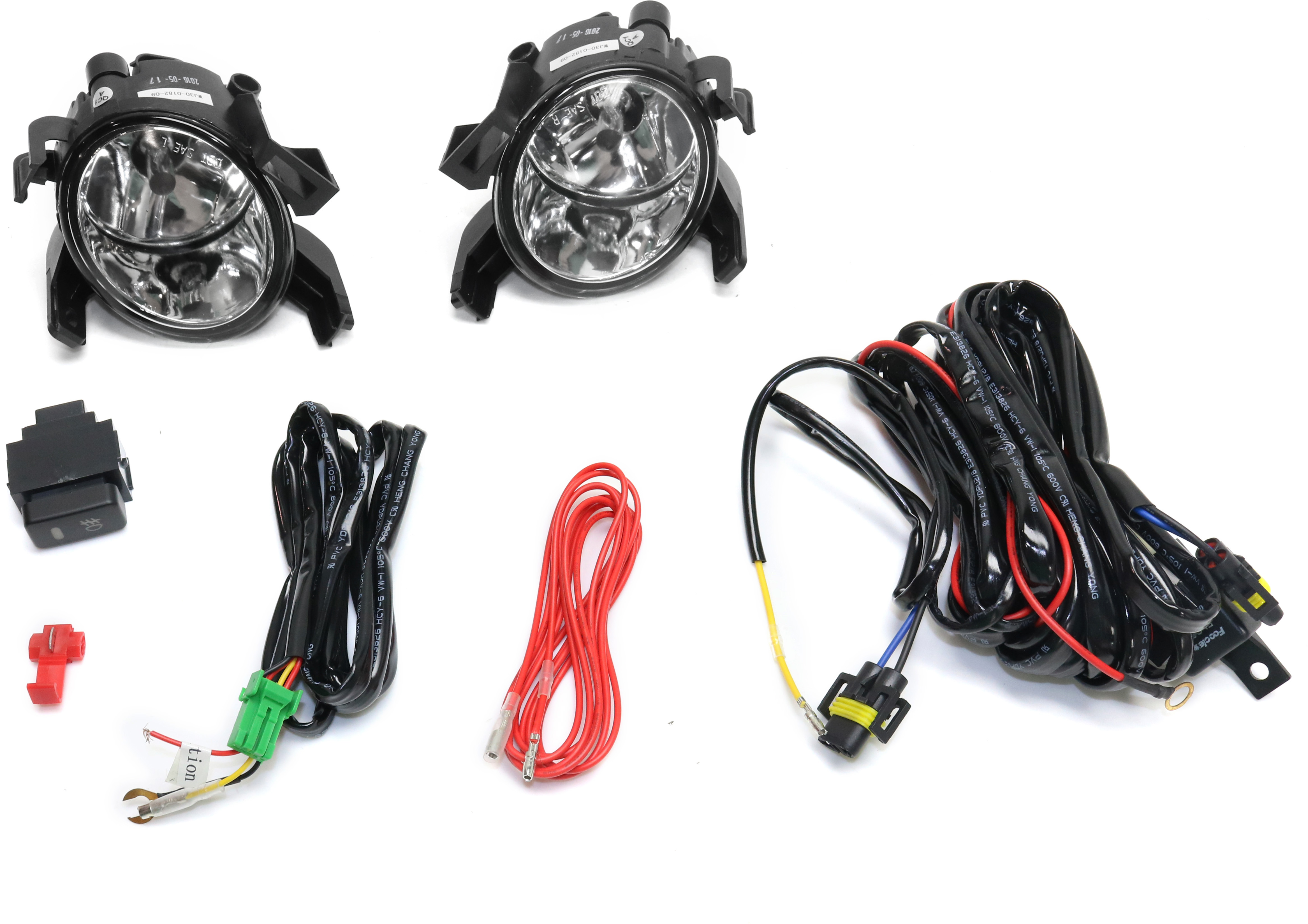 AM ALTIMA 05-06 QUEST 04-06 FRONT FOG LAMP RH and LH Assembly Halogen Clear Lens Except SE R 06-06 SKU STYNS0406FL1 OEM Performance