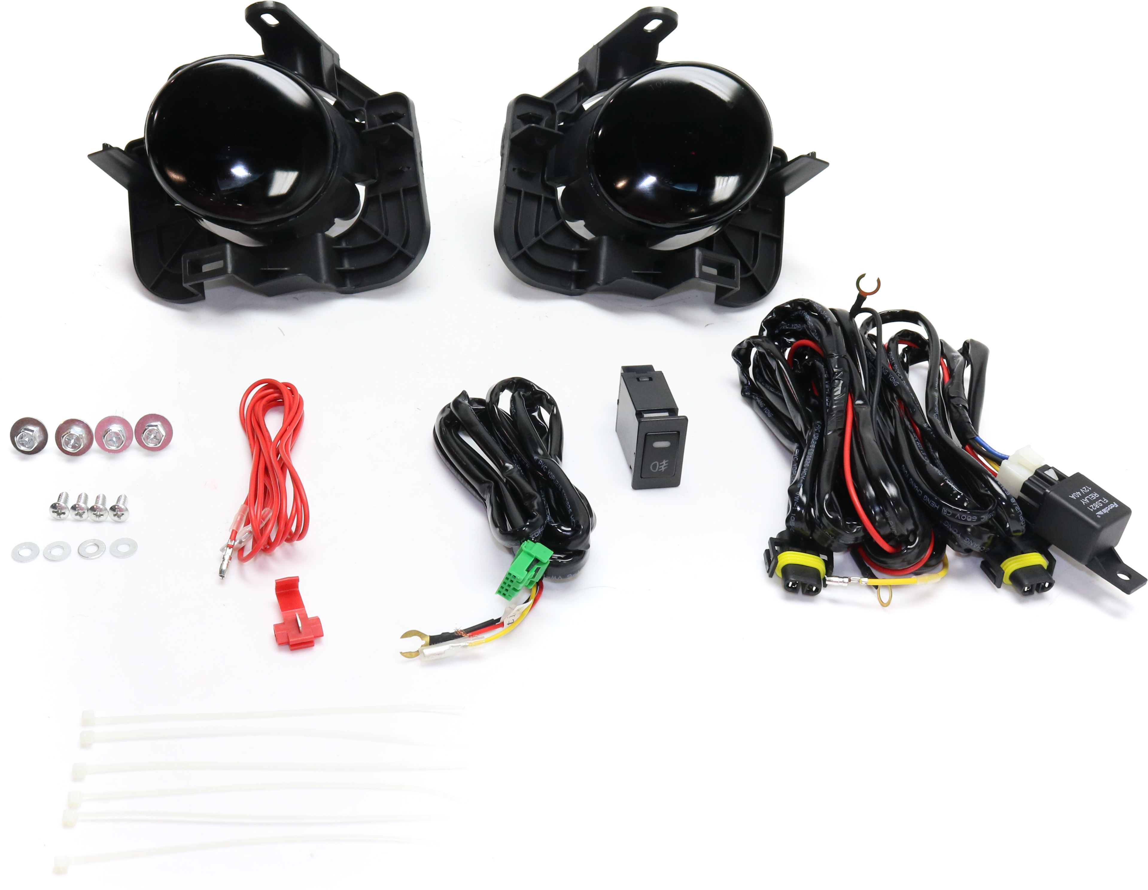 AM ALTIMA 07-11 FRONT FOG LAMP RH and LH Assembly Halogen Smoke Lens Sedan Except Base S SL SR 10-11 SKU STYNS0711FL2 OEM Performance