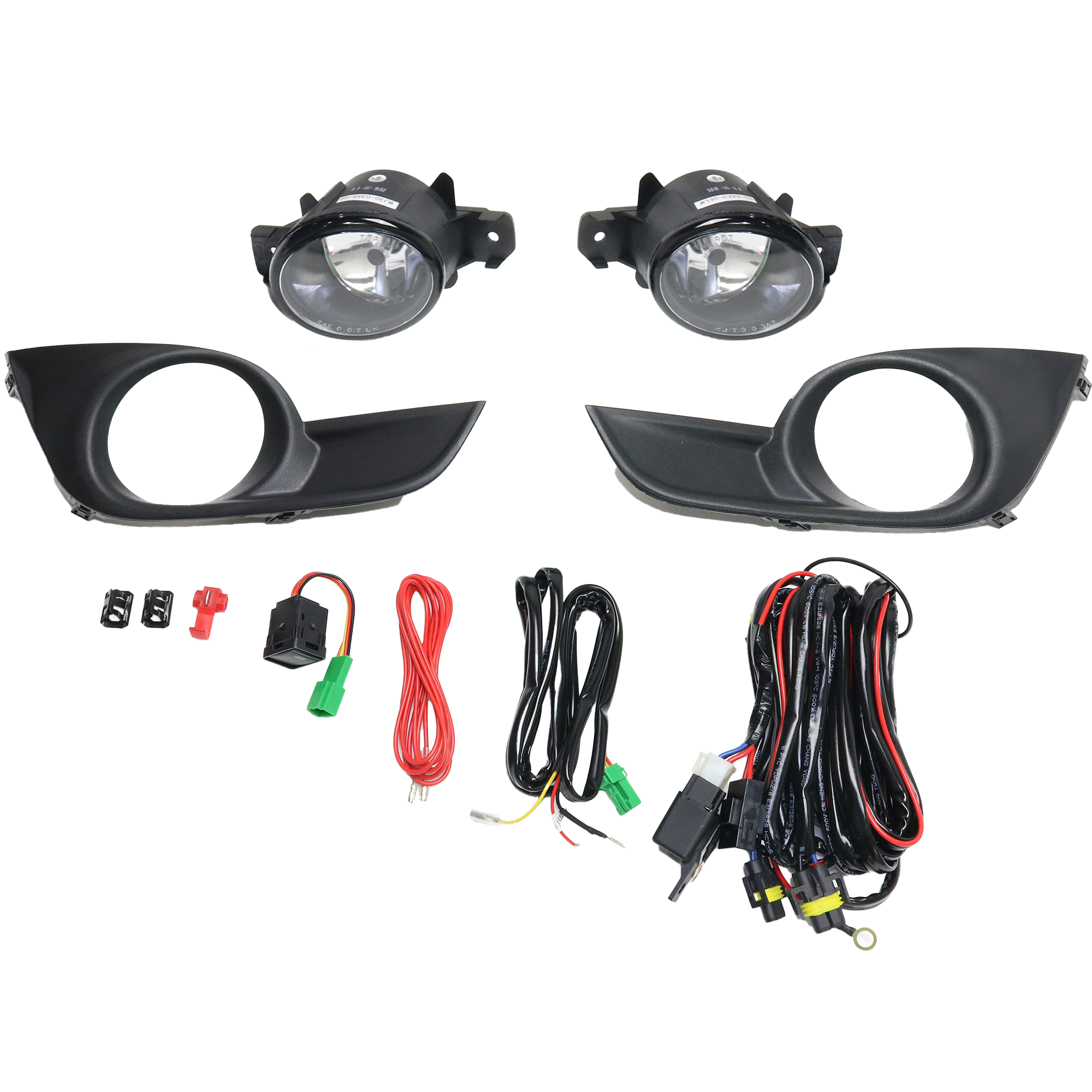 AM ALTIMA 13-15 FRONT FOG LAMP RH AND LH Assembly Halogen Clear Lens Sedan SKU STYNS1314FL1 OEM Performance