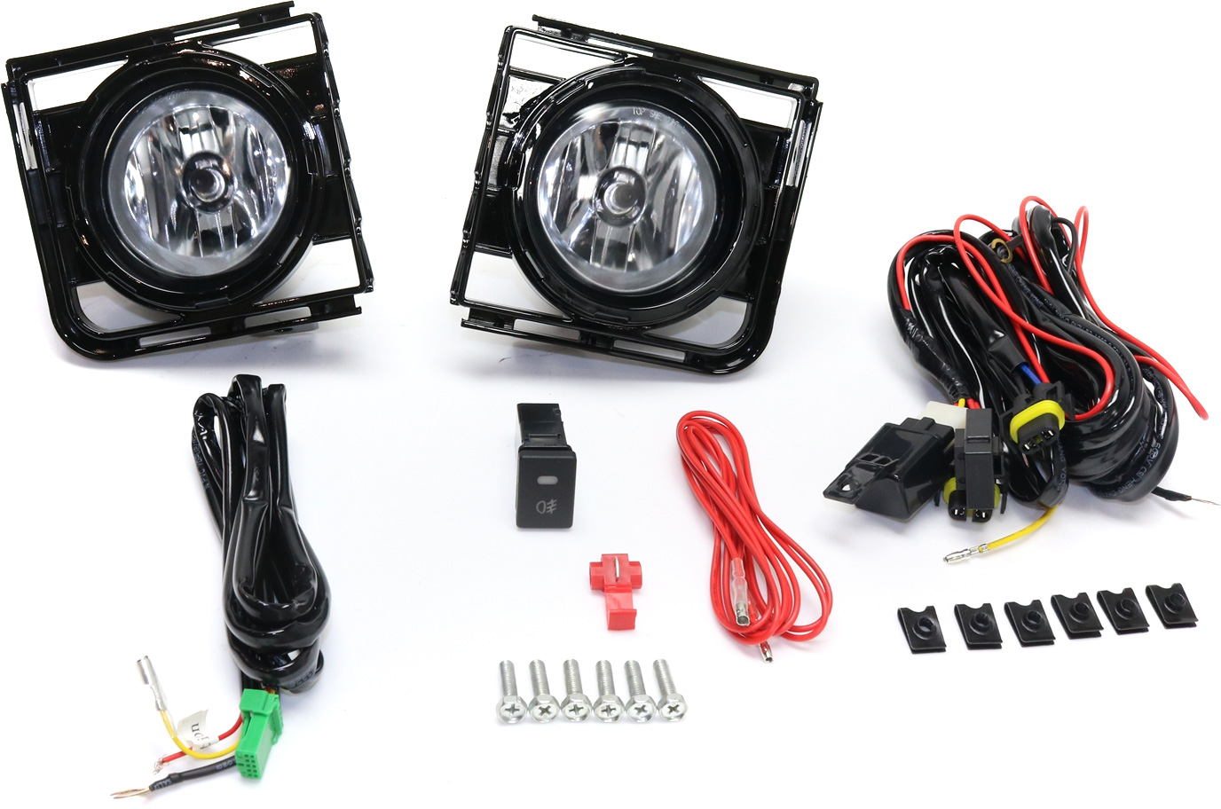 AM XB 11-15 FRONT FOG LAMP RH and LH Assembly Halogen Clear Lens SKU STYSC1115FL1 OEM Performance