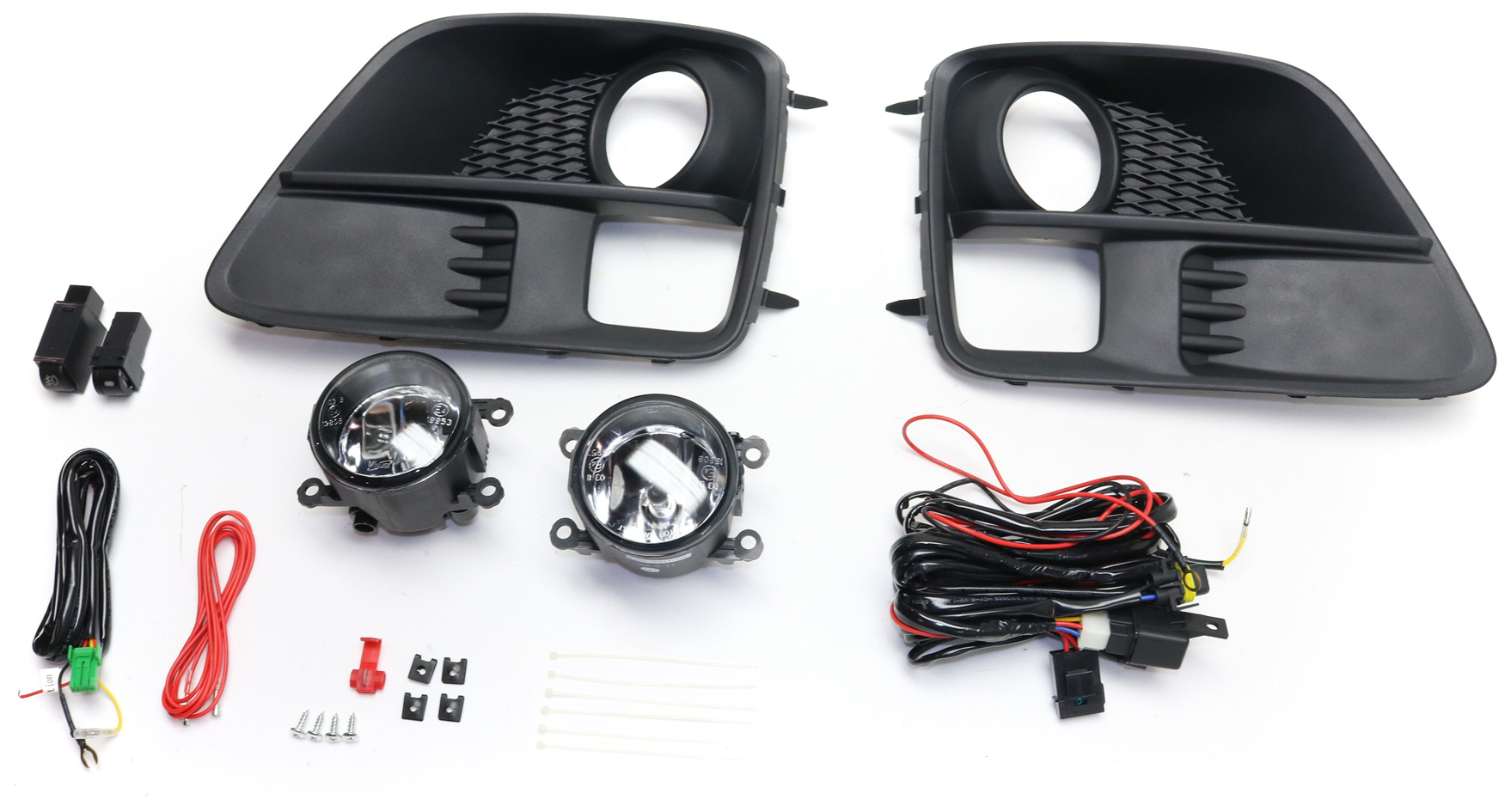 AM WRX WRX STI 15-17 IMPREZA 17-17 FRONT FOG LAMP RH AND LH Assembly Halogen Clear Lens SKU STYSU1515FL1 OEM Performance
