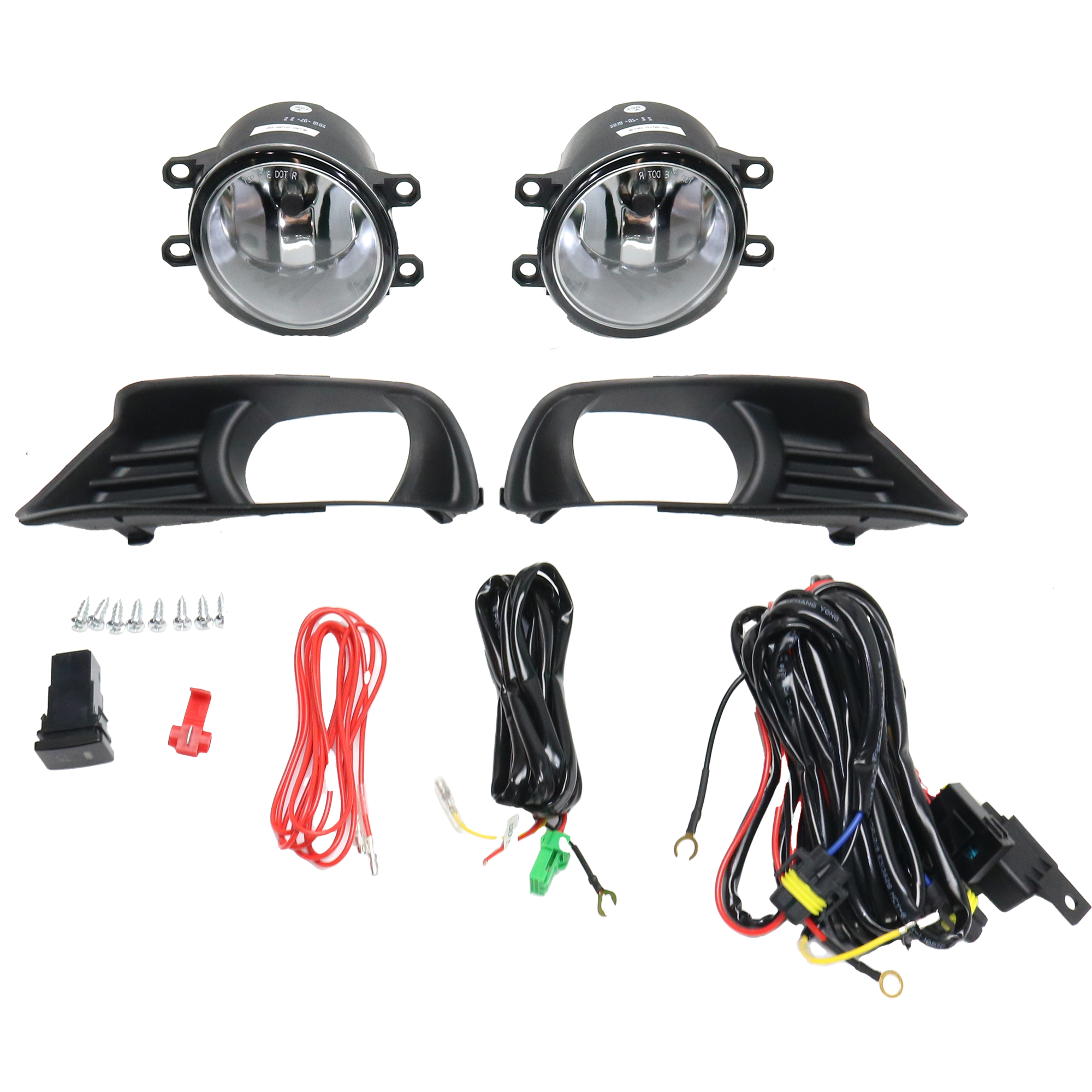 AM CAMRY 07-09 FRONT FOG LAMP RH AND LH Assembly Halogen Clear Lens SKU STYTY0709FL1 OEM Performance