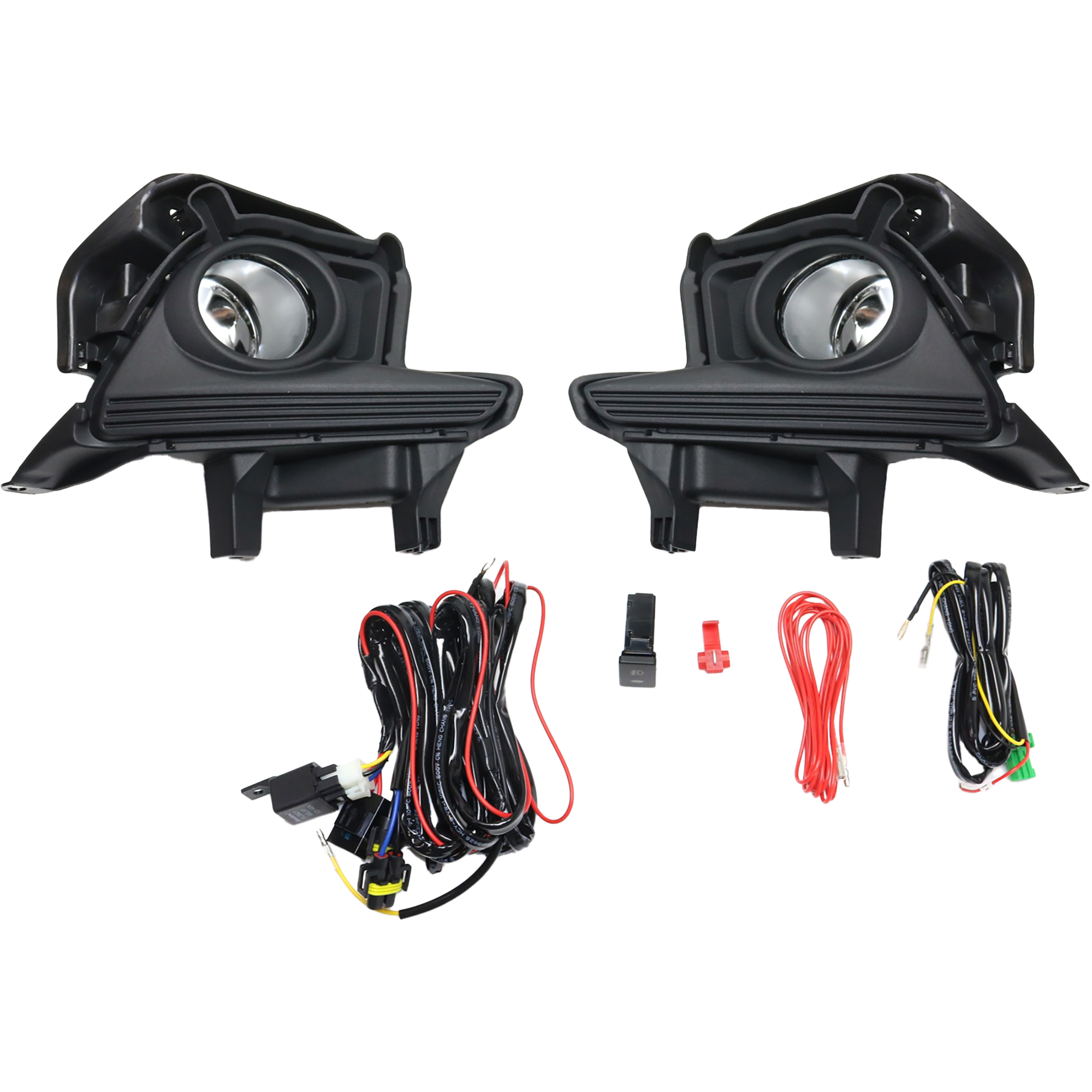AM HIGHLANDER 14-17 FRONT FOG LAMP RH AND LH Assembly Halogen Clear Lens SKU STYTY1416FL1 OEM Performance