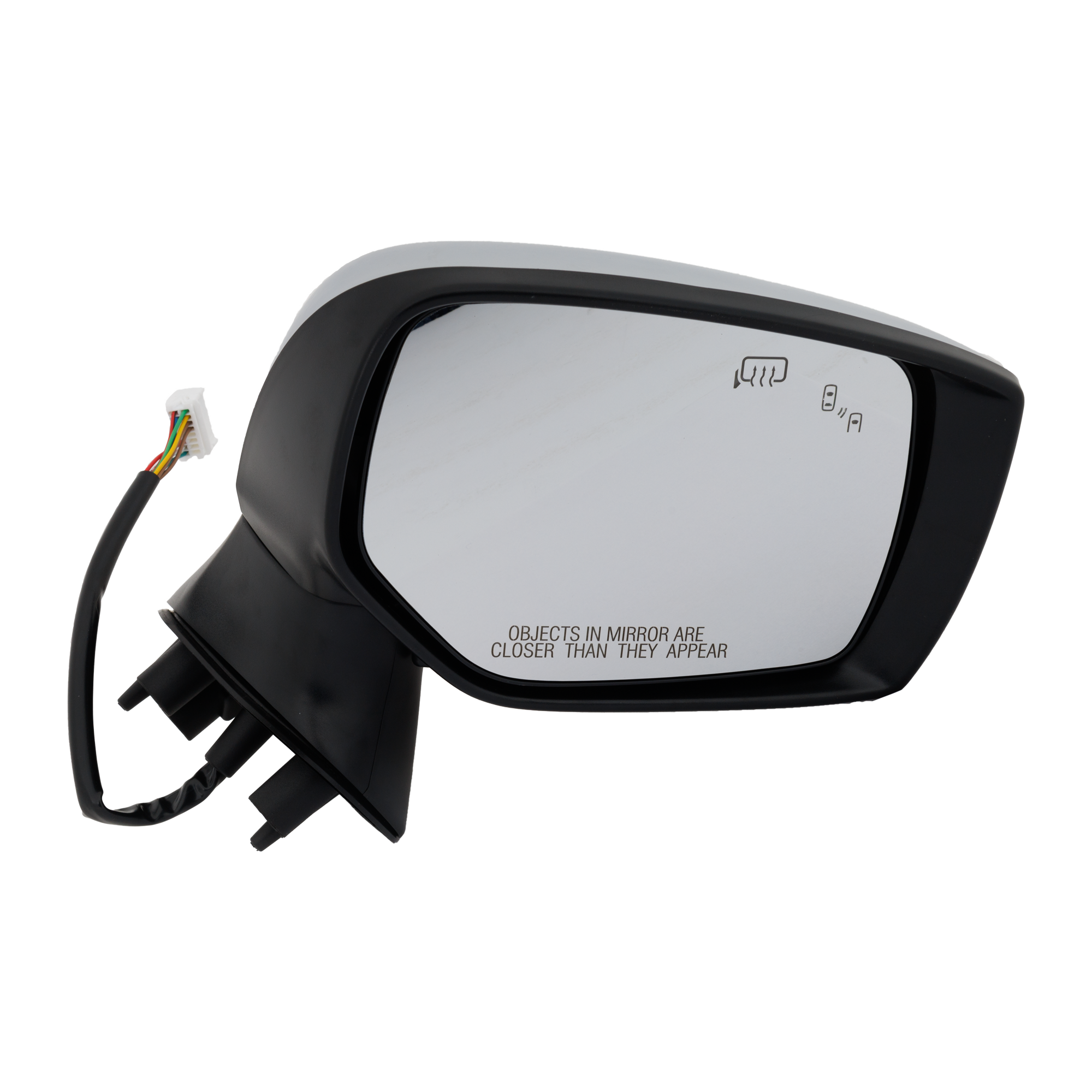 AM LEGACY OUTBACK 15-17 MIRROR RH Power Manual Folding Heated Chrome w BSD Side Object Sensor and Signal Light No Memory To 3-17 SKU SU02CR S Partslink SU1321174 OEM 91036AL21A PFM